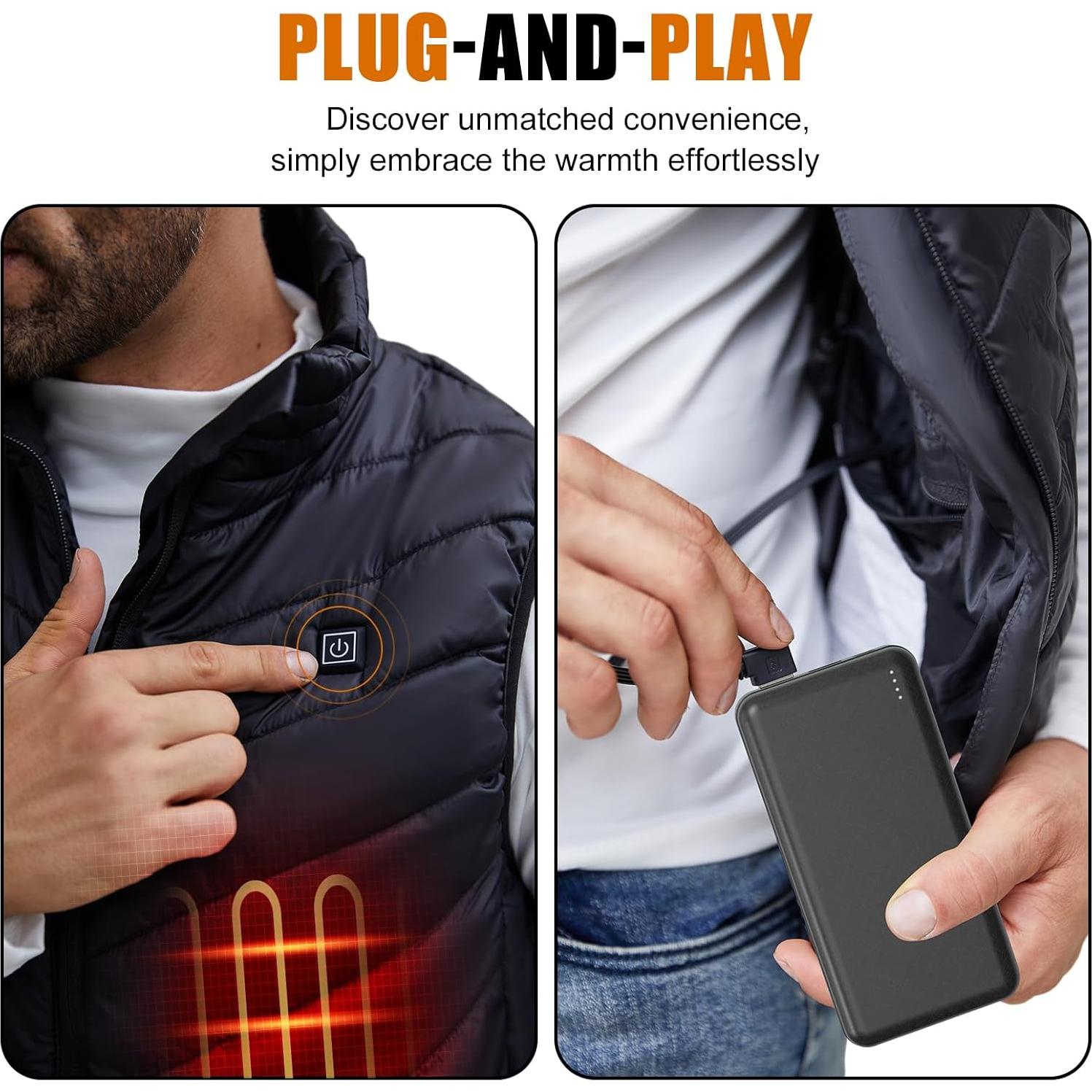 Banco de Poder 20000mAh 5V/2A para Ropa Calentada Unisex