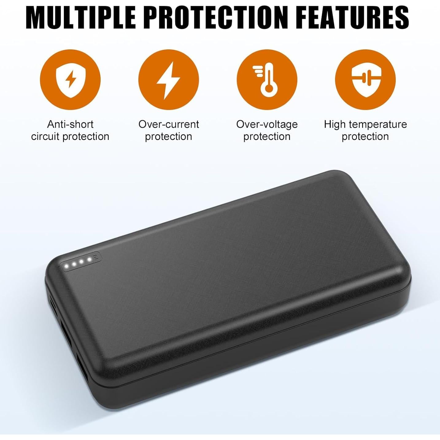 Banco de Poder 20000mAh 5V/2A para Ropa Calentada Unisex