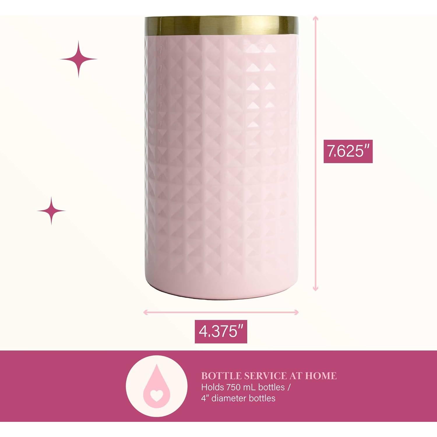 Set Enfriador de Vino Paris Hilton 3 Piezas Rosa