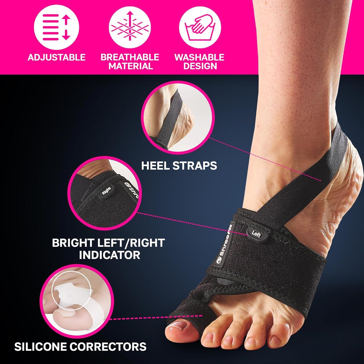 Corrector de Juanetes ShrooFit 2 Paquetes Alivio Duradero