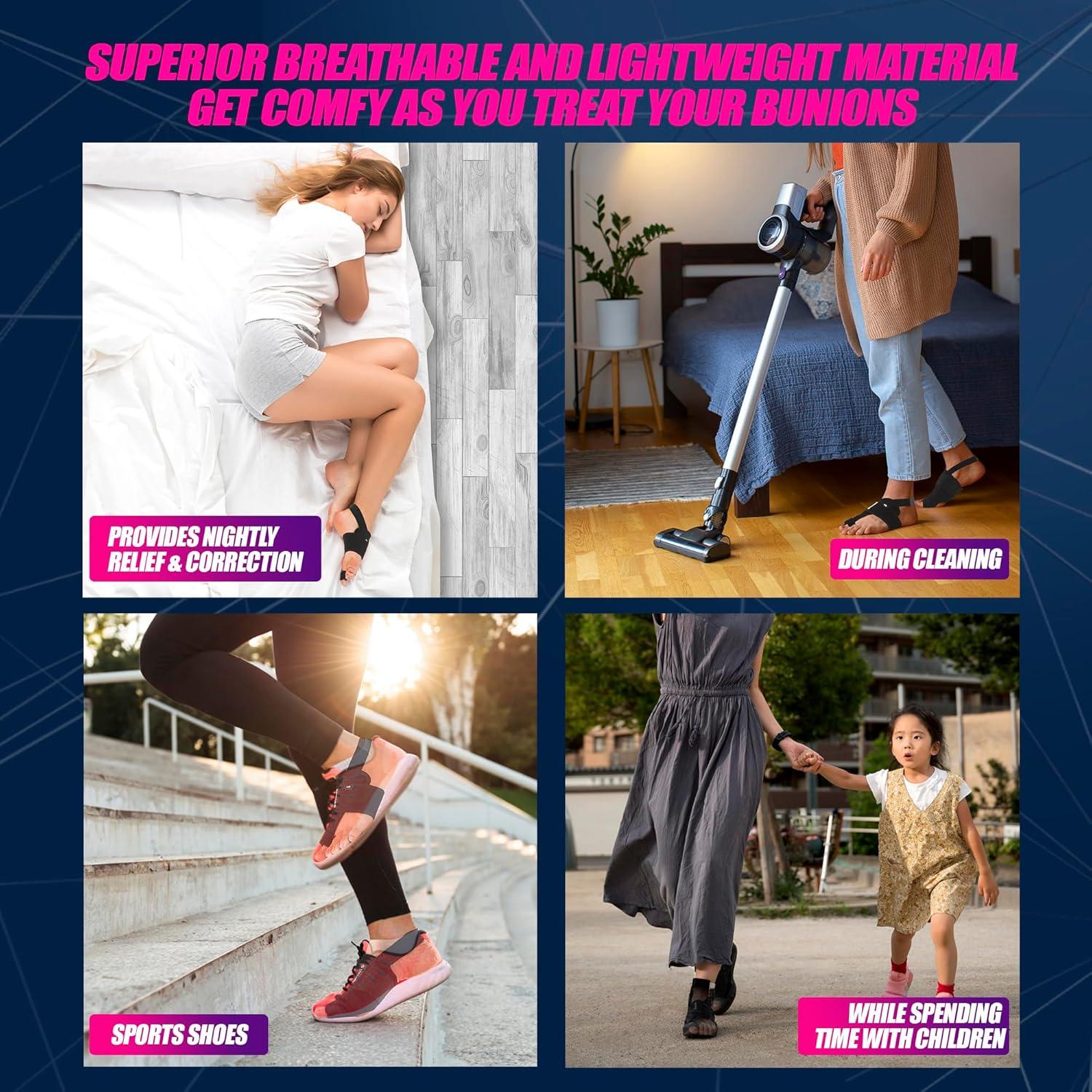 Corrector de Juanetes ShrooFit 2 Paquetes Alivio Duradero