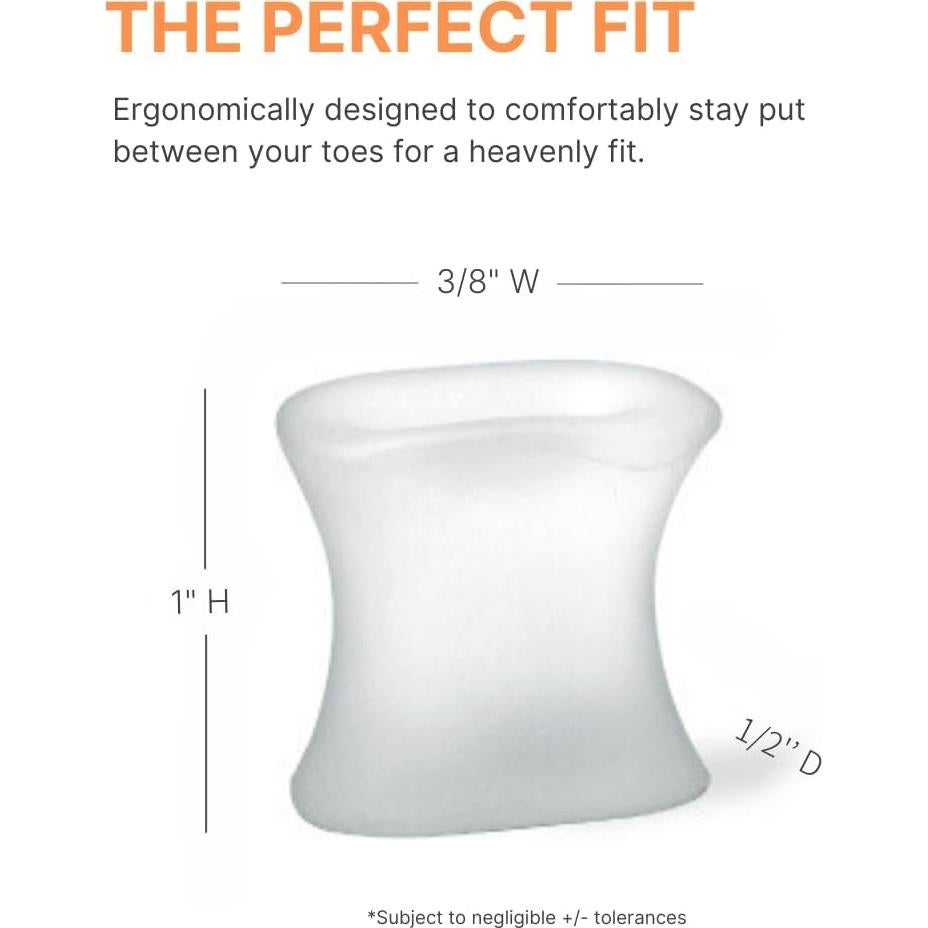 Separadores de Dedos NatraCure - Paquete de 12 Unidades