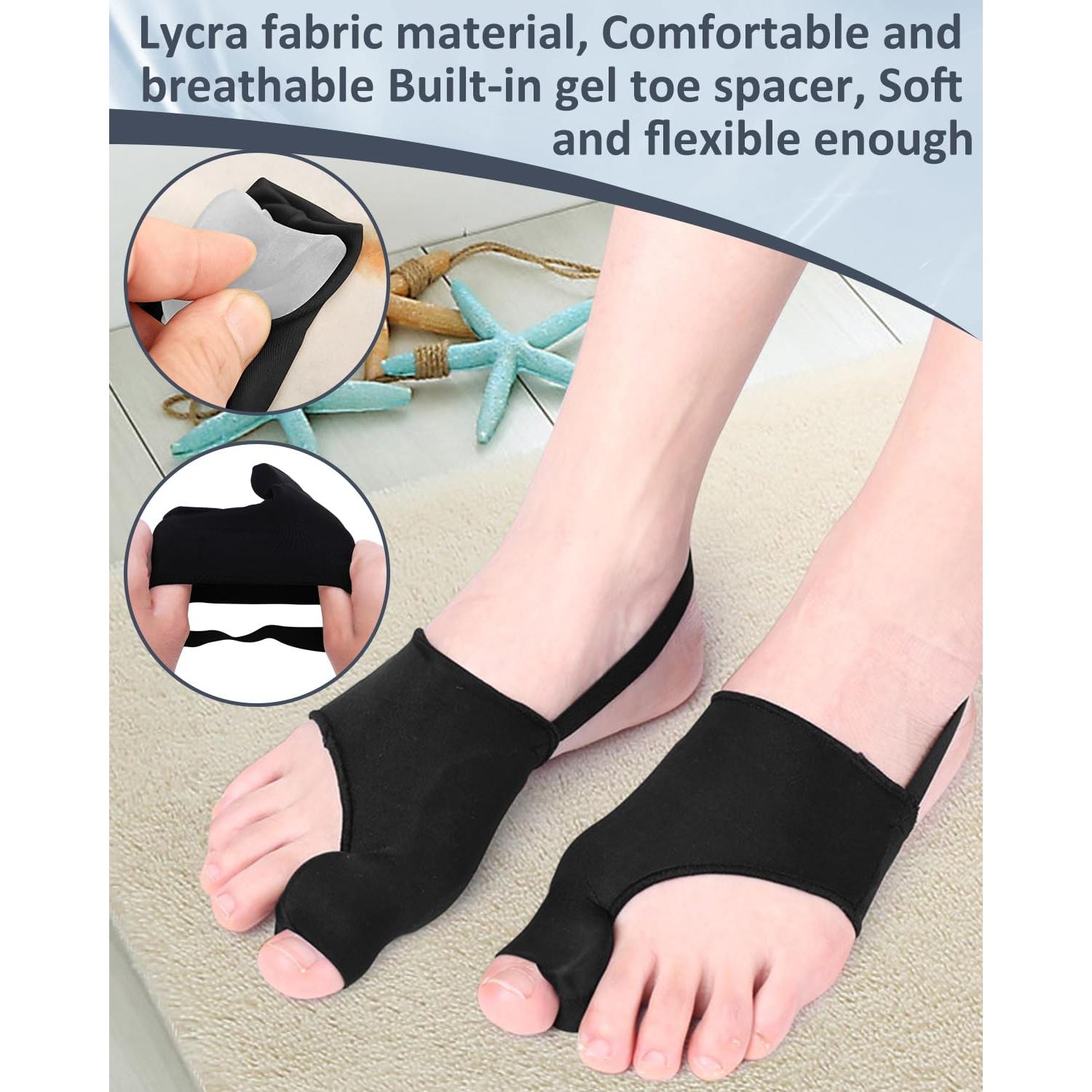 Corrector de Juanetes Hlps-mall 2PC Transpirable con Gel