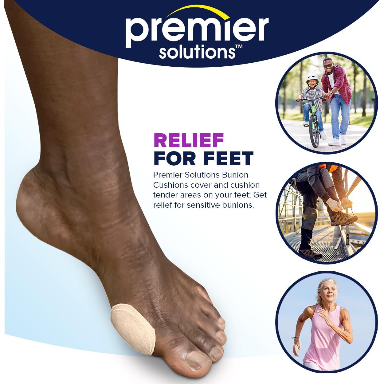 Almohadillas para Juanetes Premier Solutions 36 Unidades