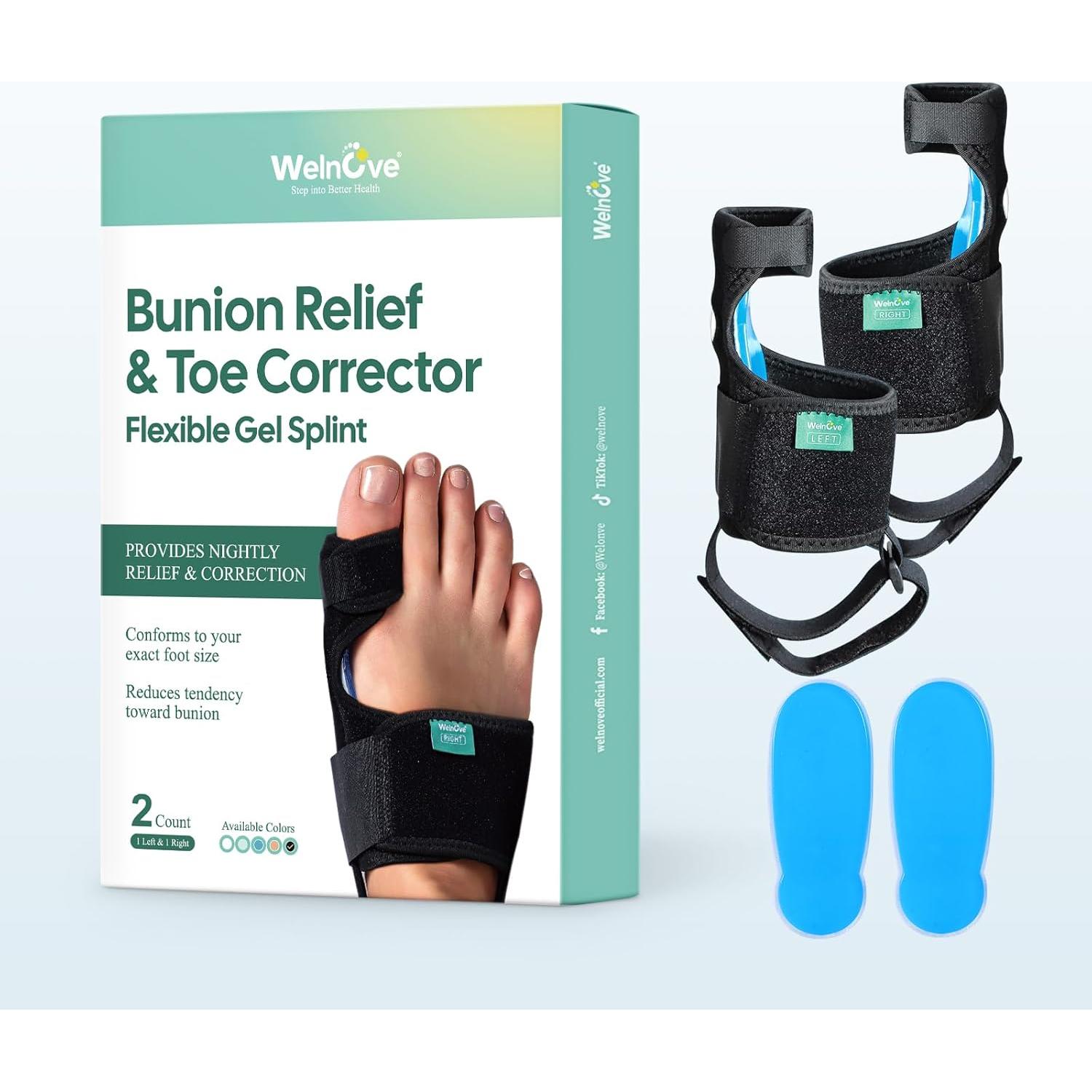 Corrector de Juanetes Welnove - Férula Ortopédica 2 Unidades