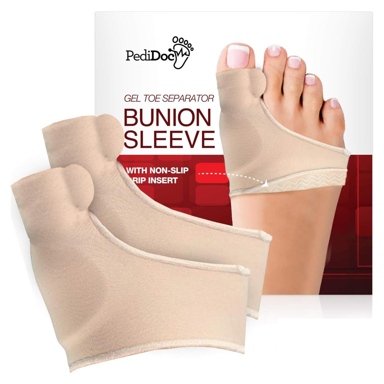 Corrector de Juanetes PediDoc - Mangas con Gel y Separador