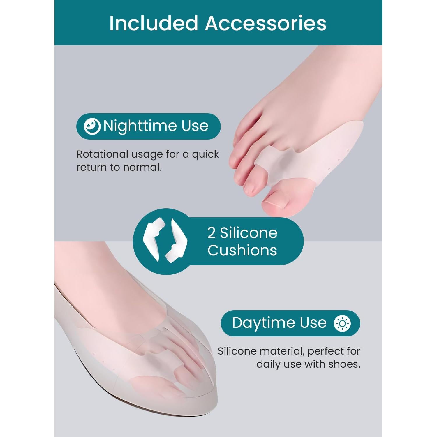 Corrector de Juanetes Eléctrico Zenopax Ajustable Recargable