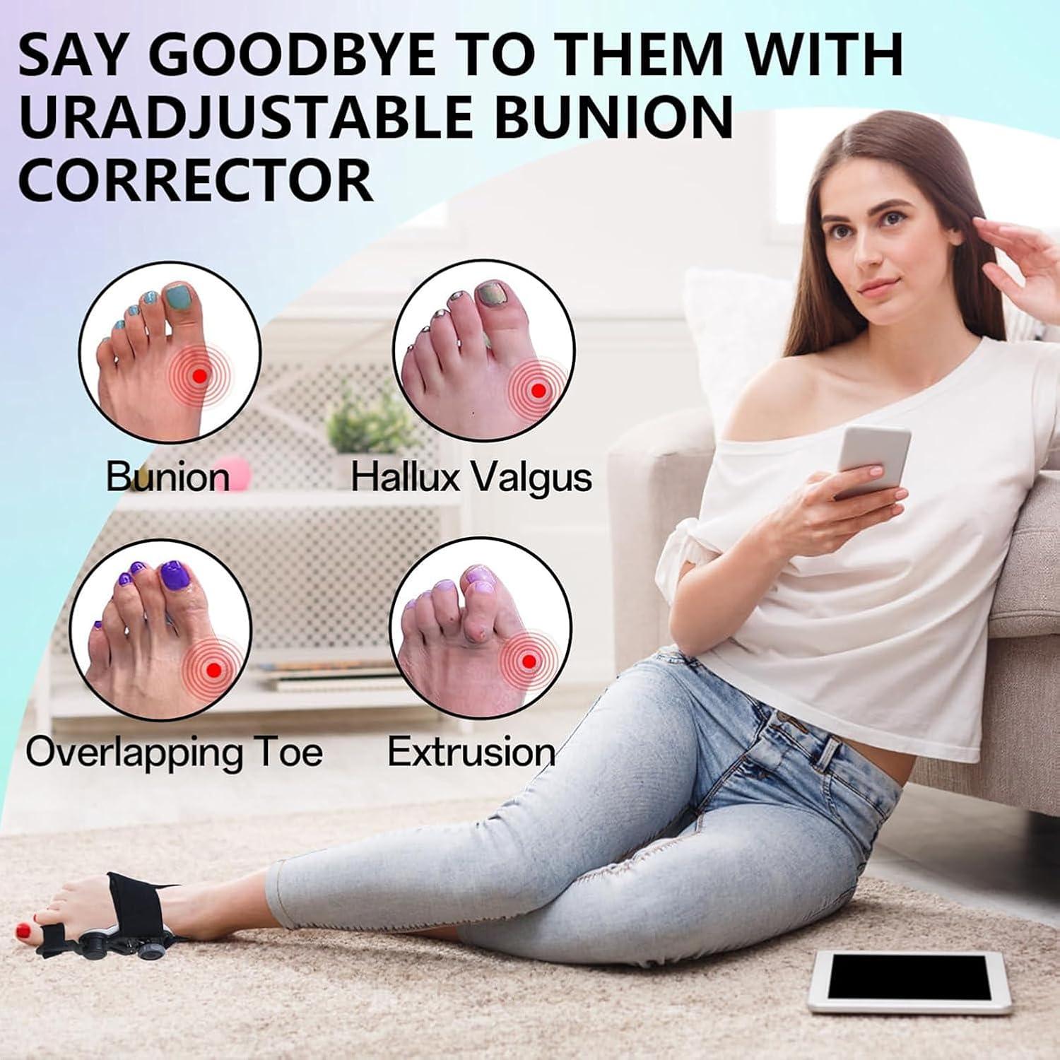 Corrector de Juanetes SEYAMIO Talla Única Negro Alivio Dolor