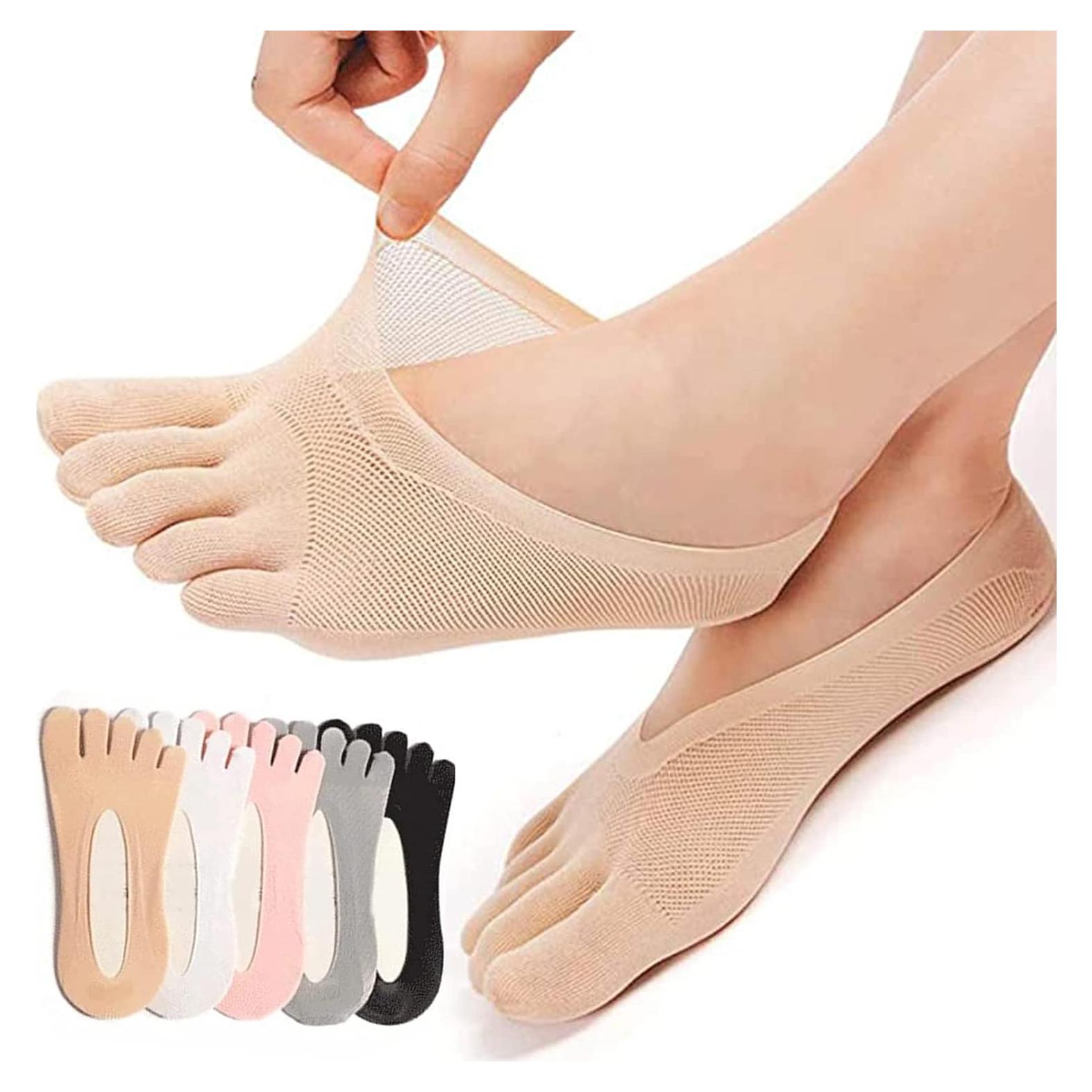 5 Pares de Calcetines Alineadores de Dedos Projoint para Juanetes