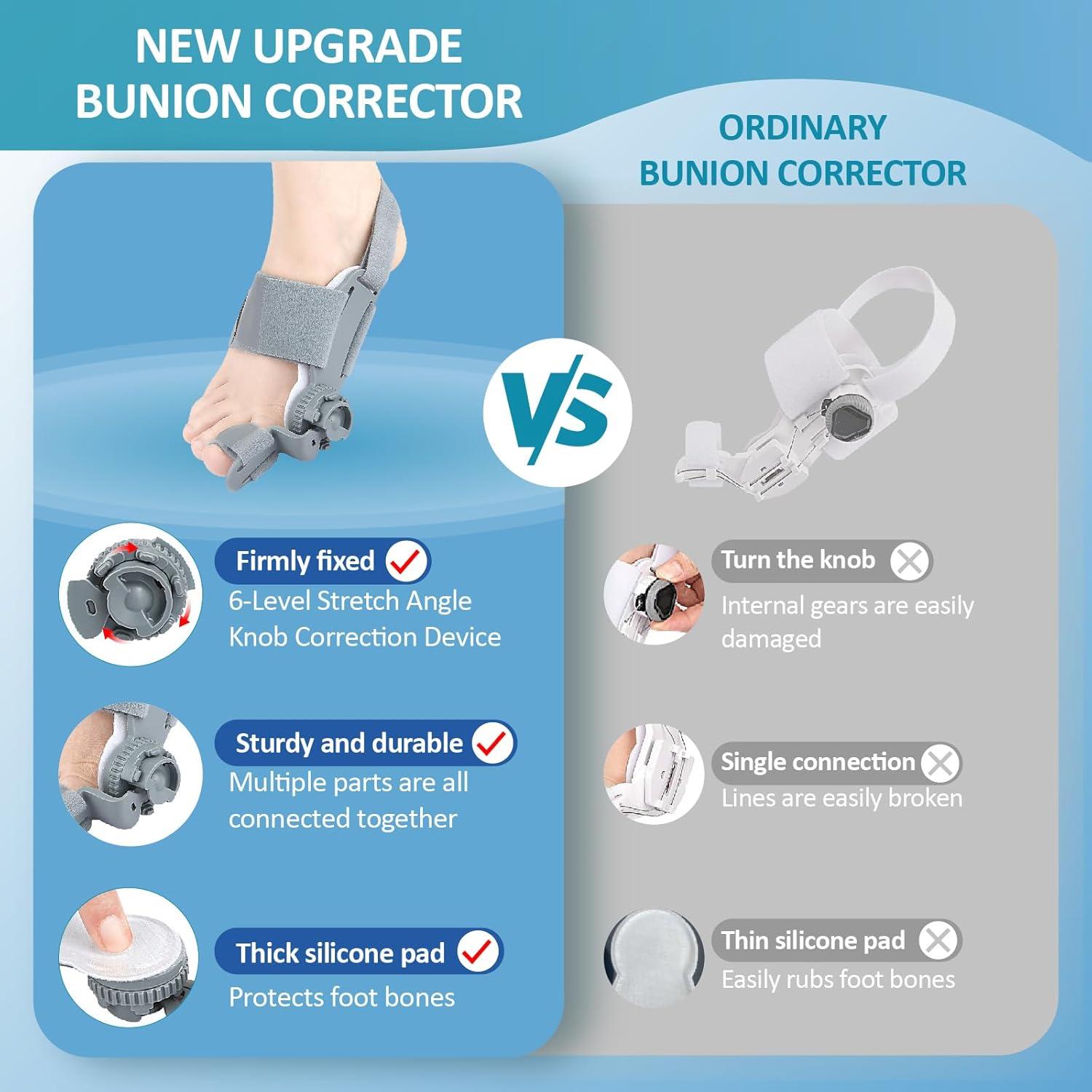 Corrector de Juanetes Ajustable Mejorado para Alivio - 1 Pcs