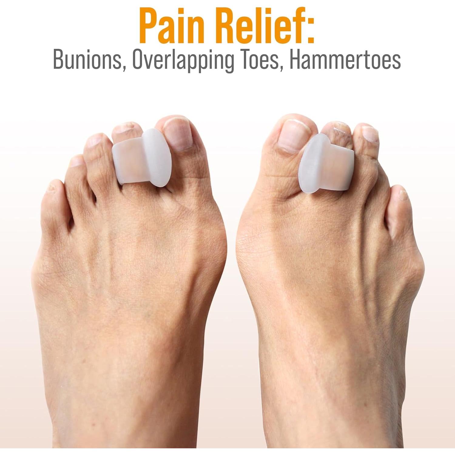 Separadores de Dedos del Pie 5 STARS UNITED - 4 Piezas Gel