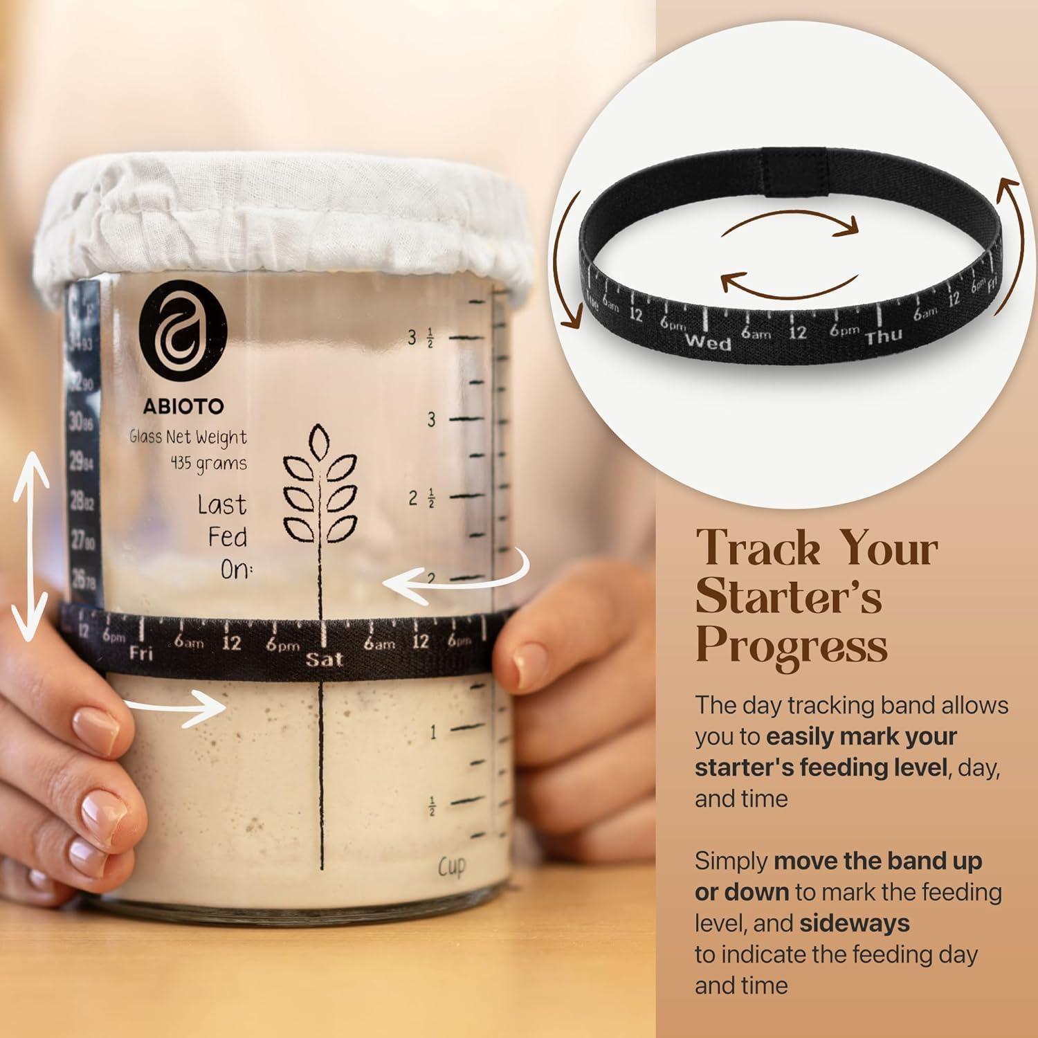 Kit de Masa Madre ABIOTO 34 oz con Accesorios Incluidos