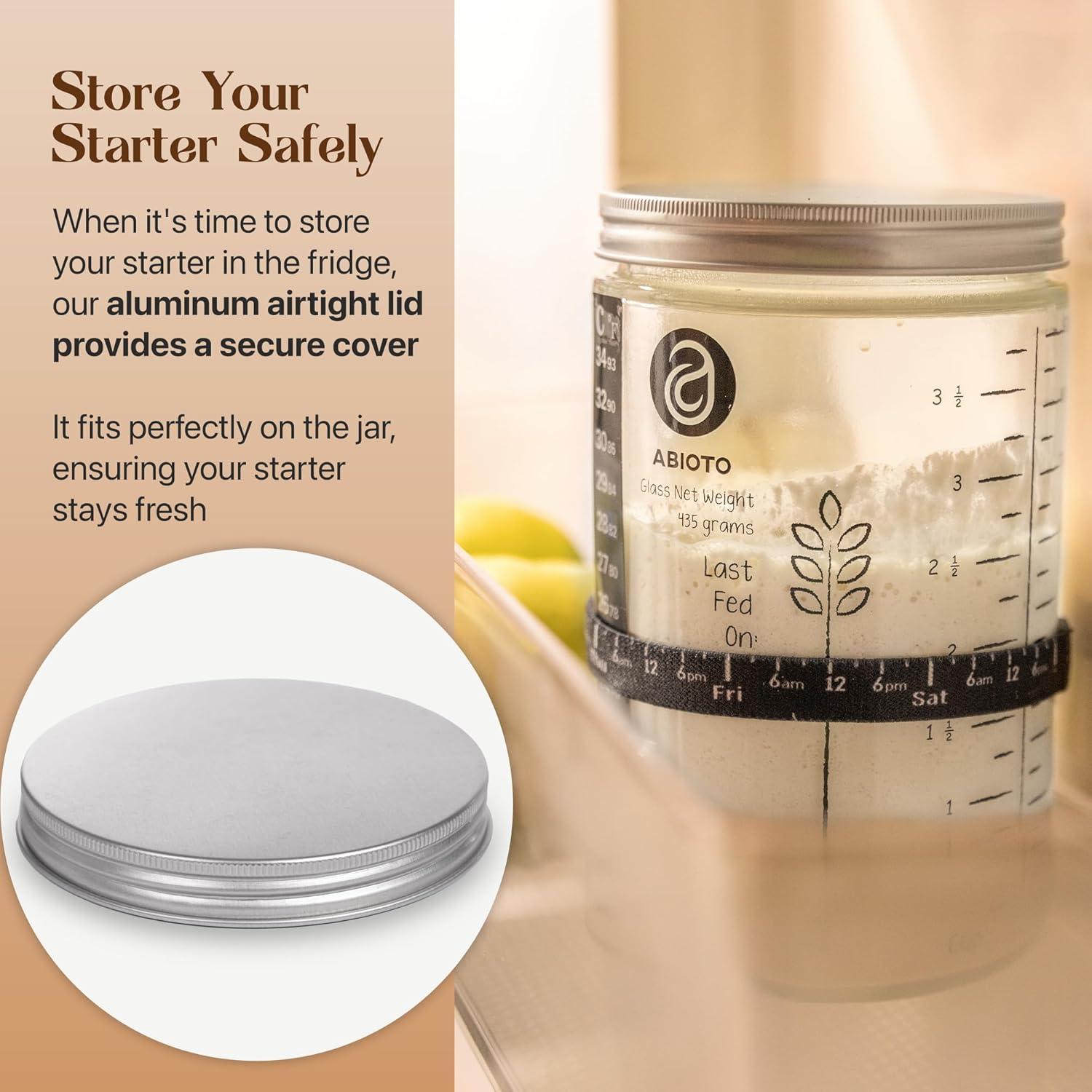 Kit de Masa Madre ABIOTO 34 oz con Accesorios Incluidos