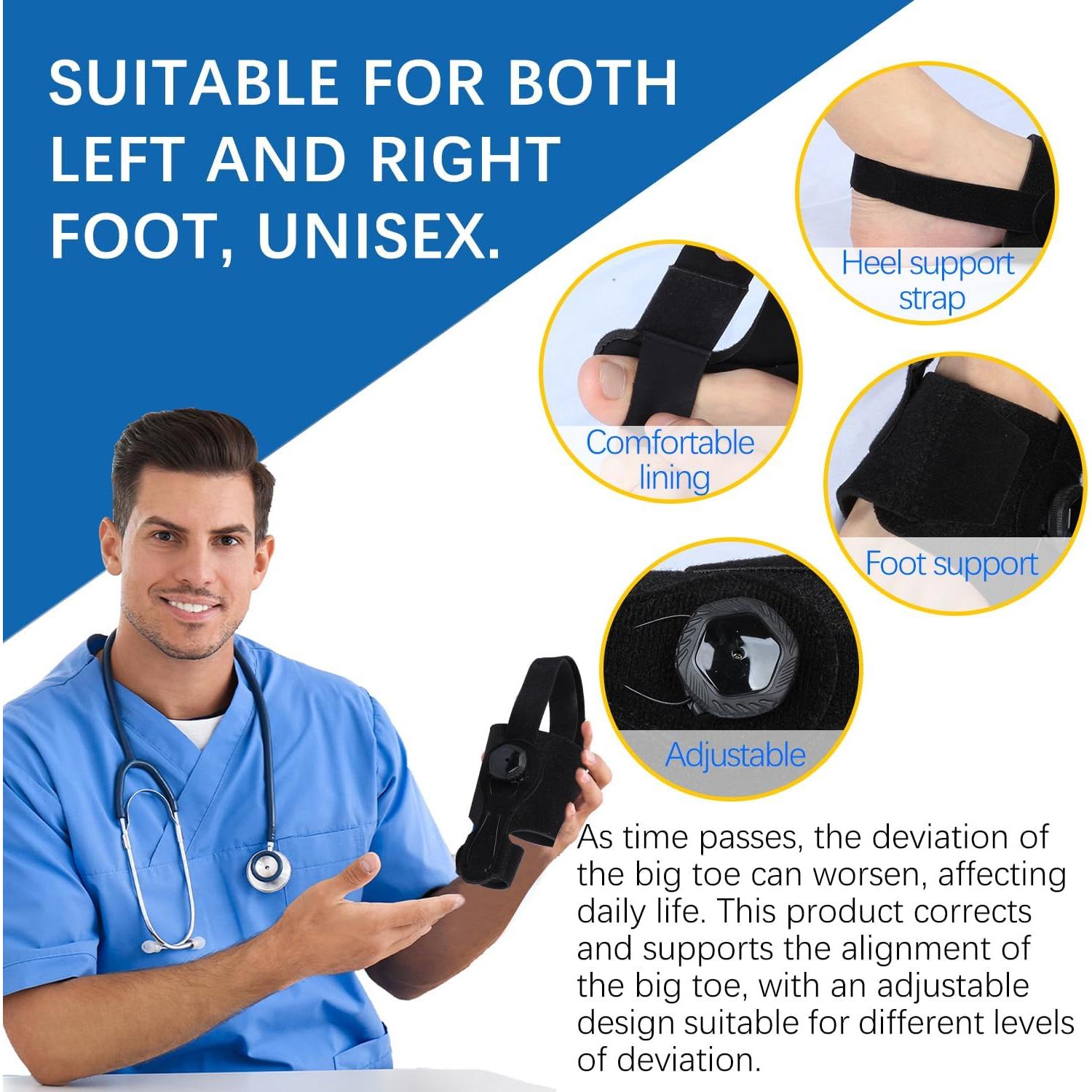 Corrector de Juanetes Bingsudanm Ajustable para Pies