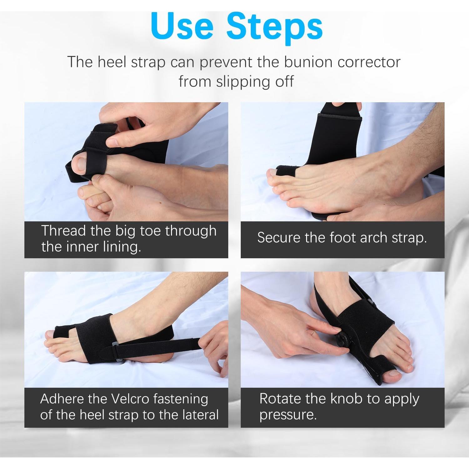 Corrector de Juanetes Bingsudanm Ajustable para Pies