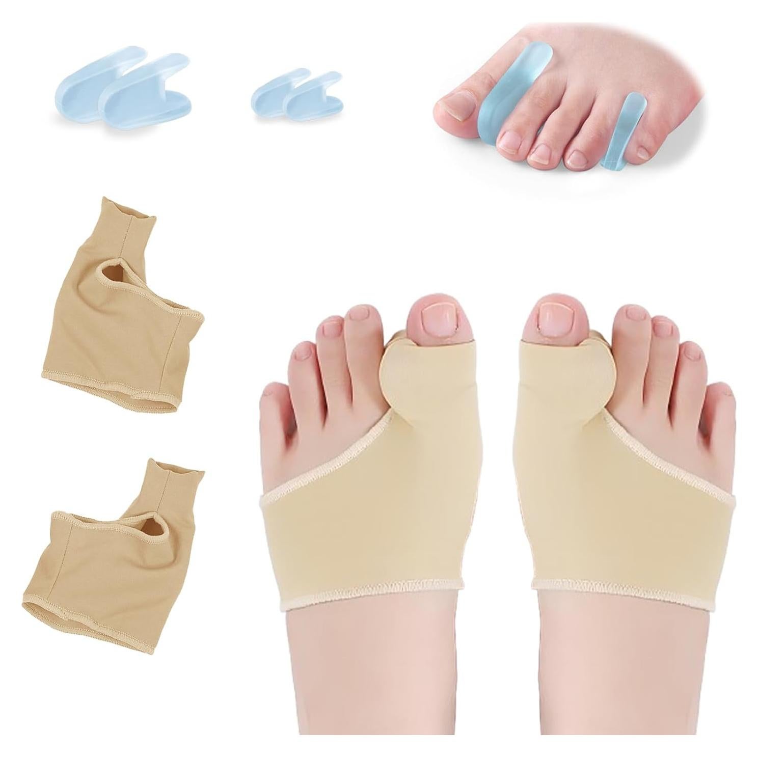 Calcetines Correctores de Juanetes Shengchuang Pequeño Caqui