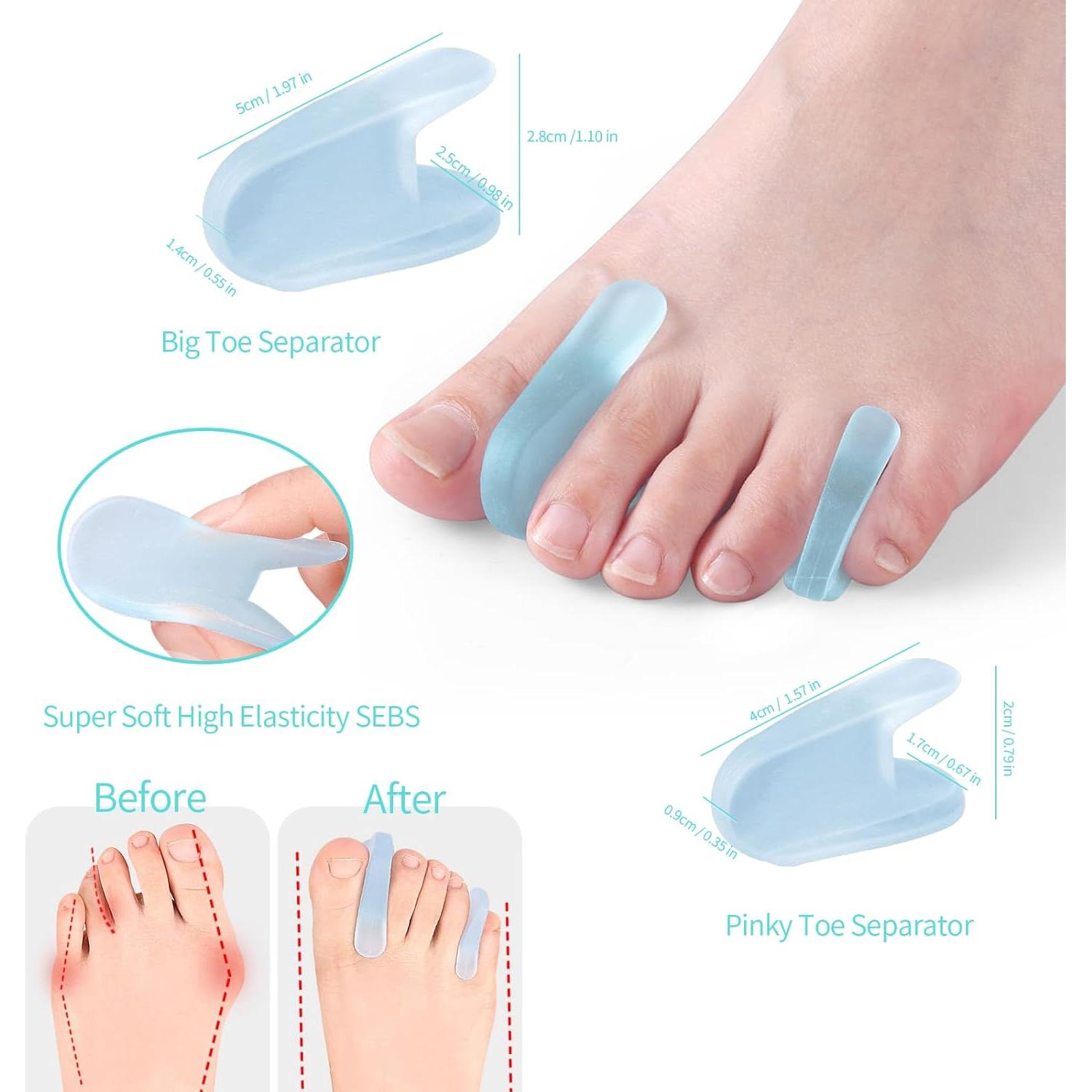 Calcetines Correctores de Juanetes Shengchuang Pequeño Caqui