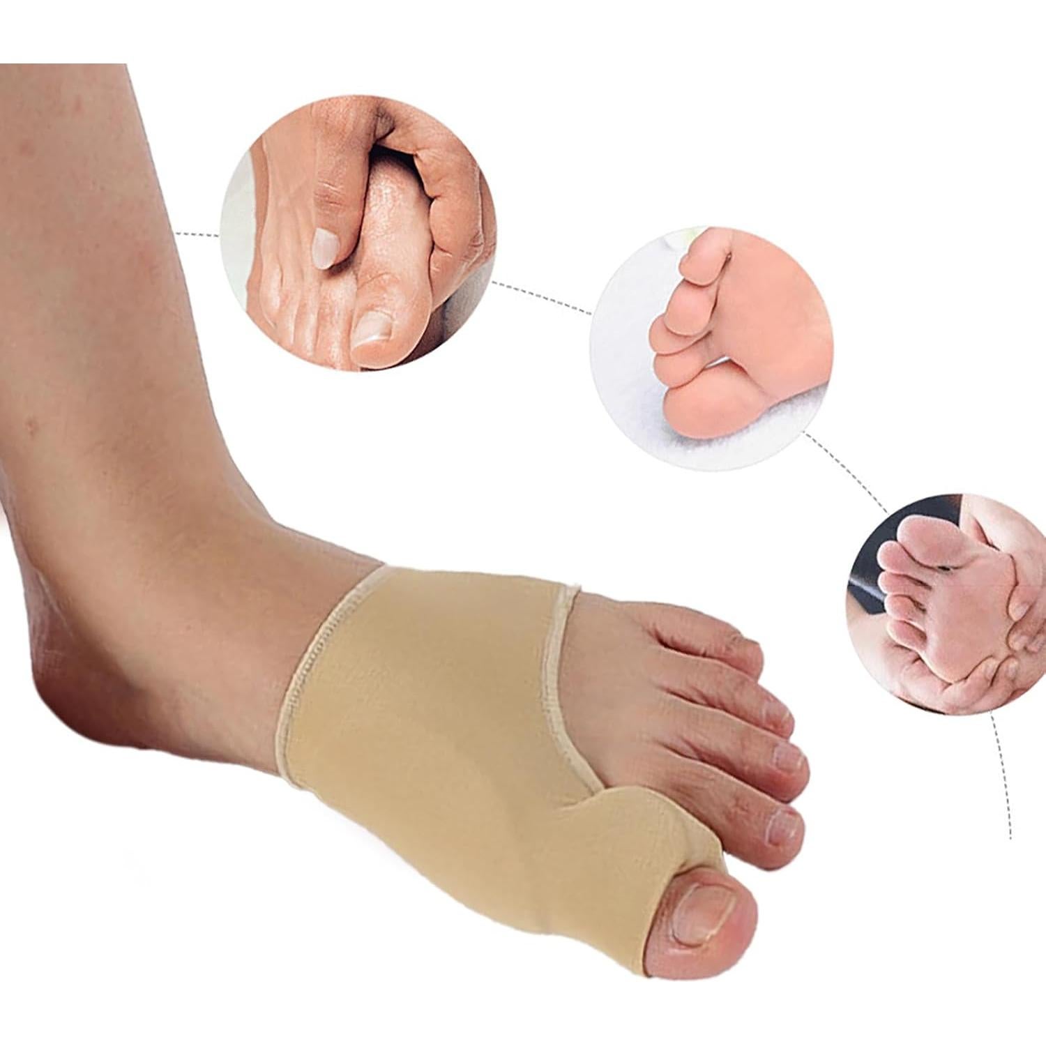 Calcetines Correctores de Juanetes Shengchuang Pequeño Caqui