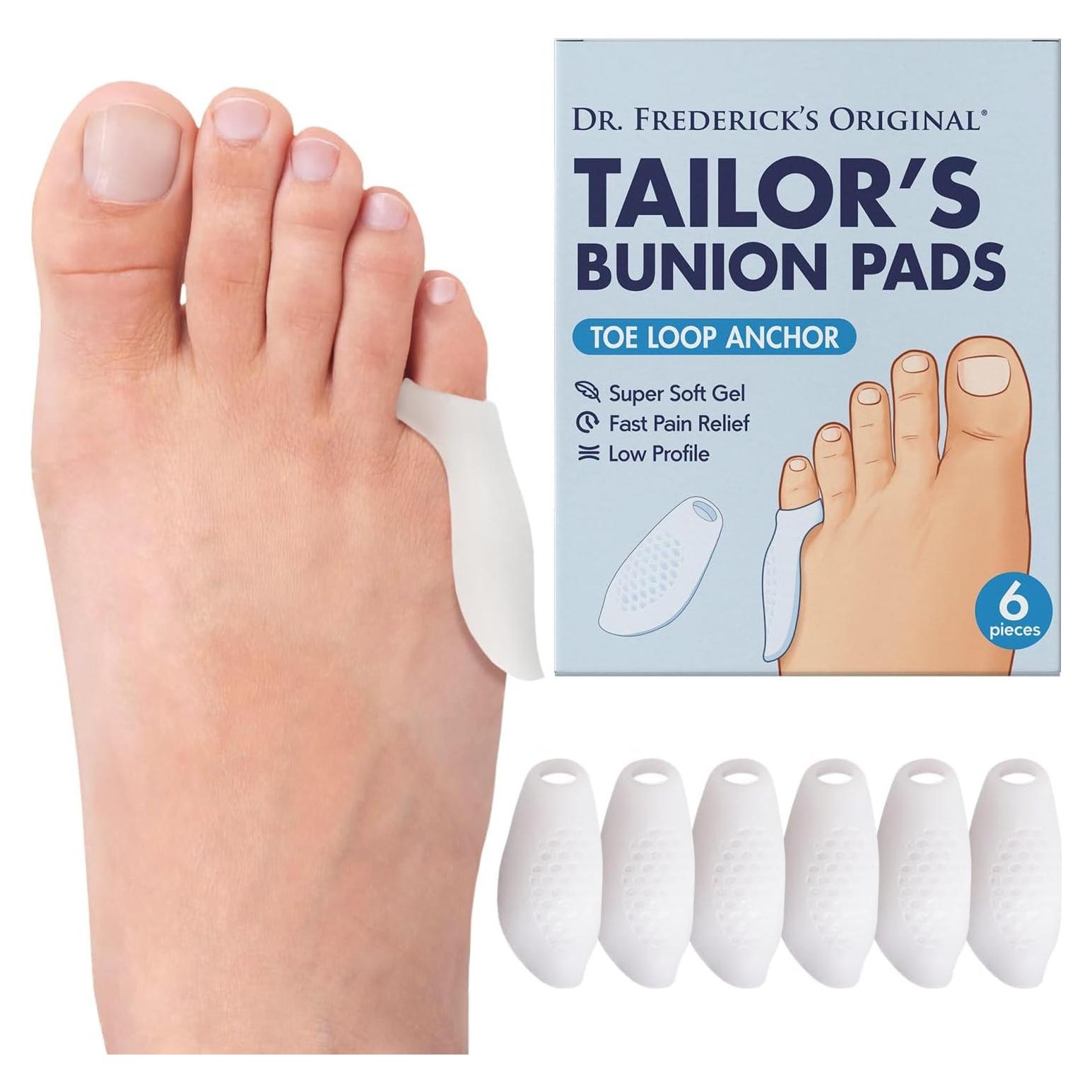 Almohadillas para Juanetes Dr. Frederick - 6 Gel Suave