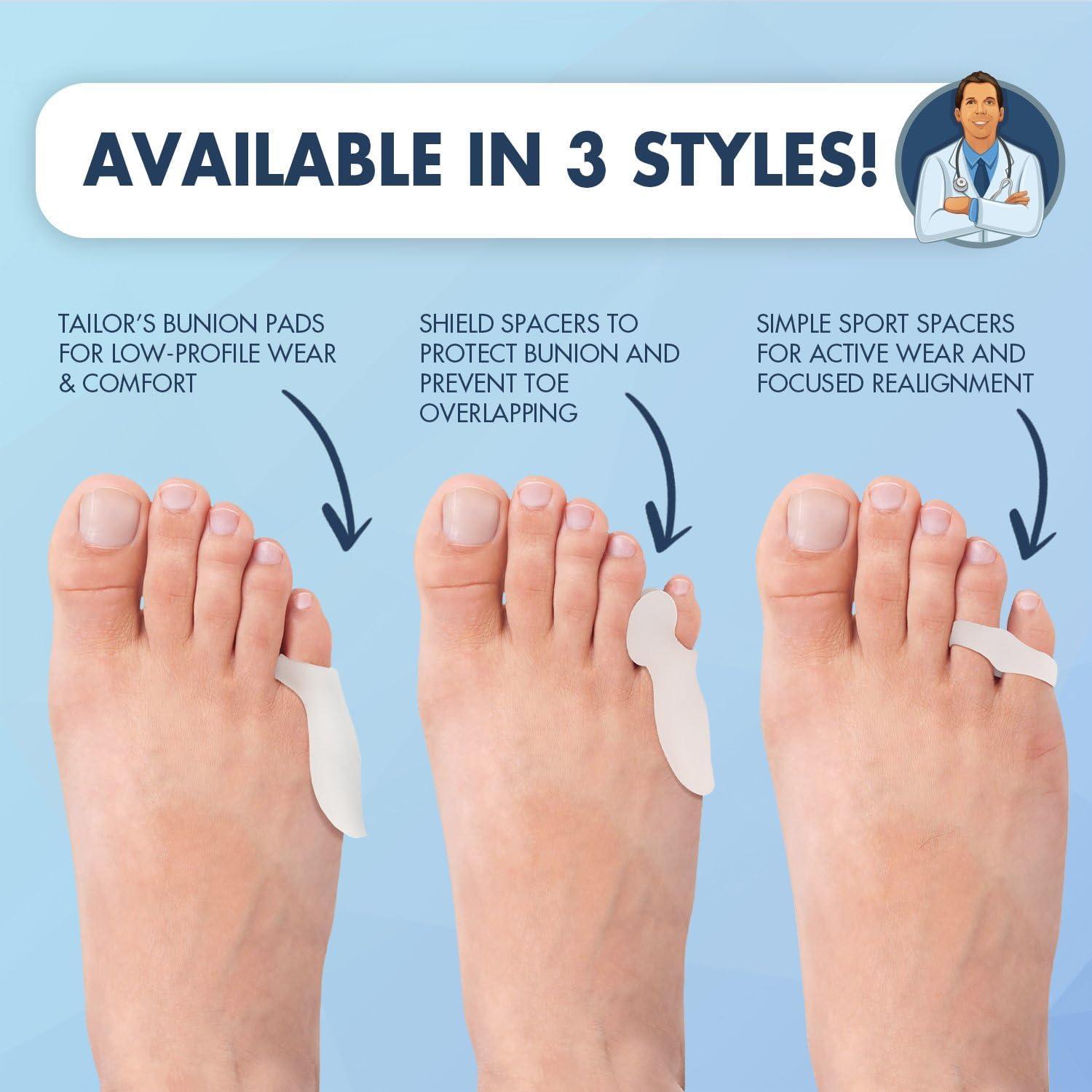 Almohadillas para Juanetes Dr. Frederick - 6 Gel Suave