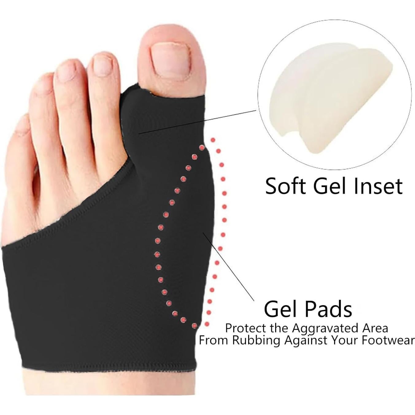 Corrector de Juanetes Hzyxgs para Alivio de Hallux Valgus