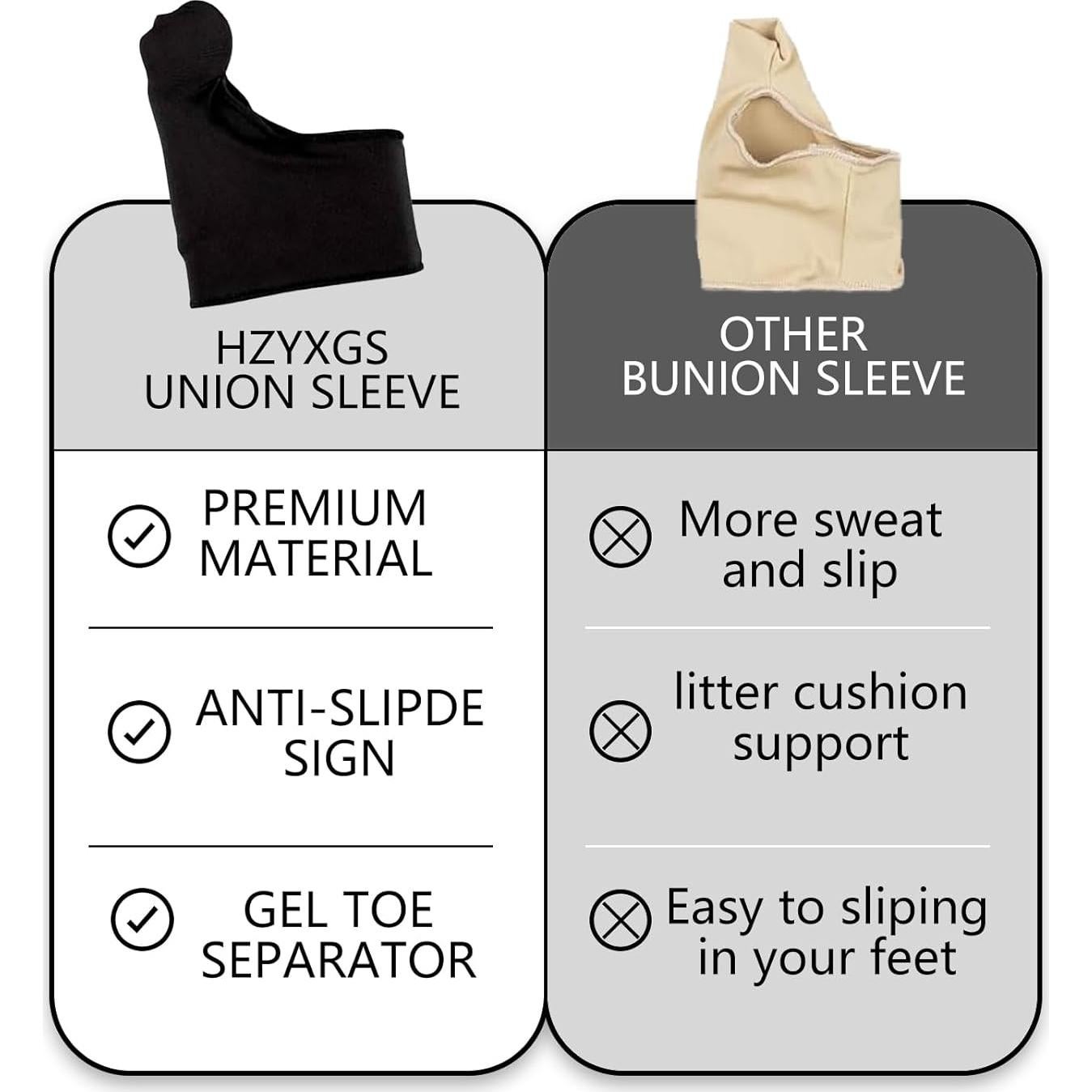 Corrector de Juanetes Hzyxgs para Alivio de Hallux Valgus