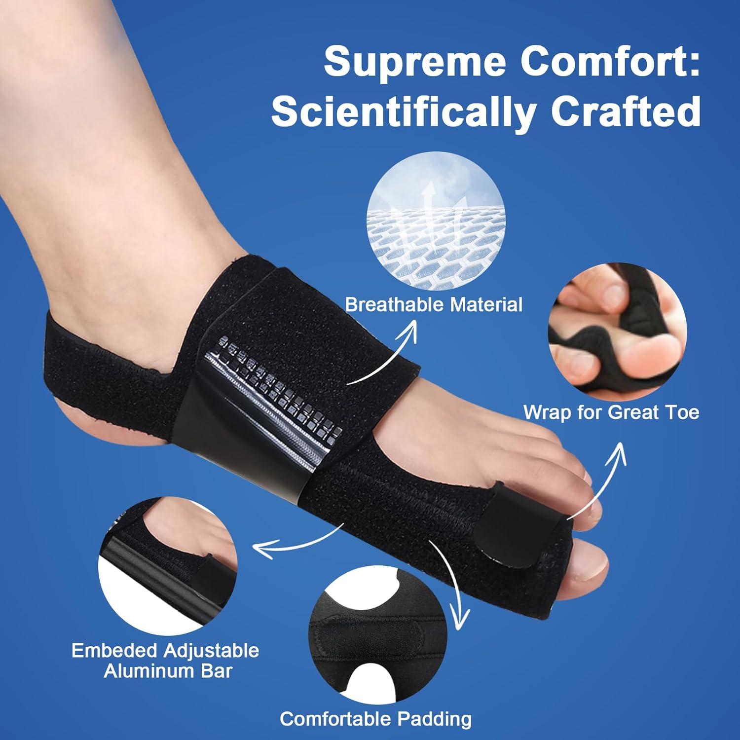 Corrector de Juanetes Pomreck con Almohadilla de Gel - 2 Piezas