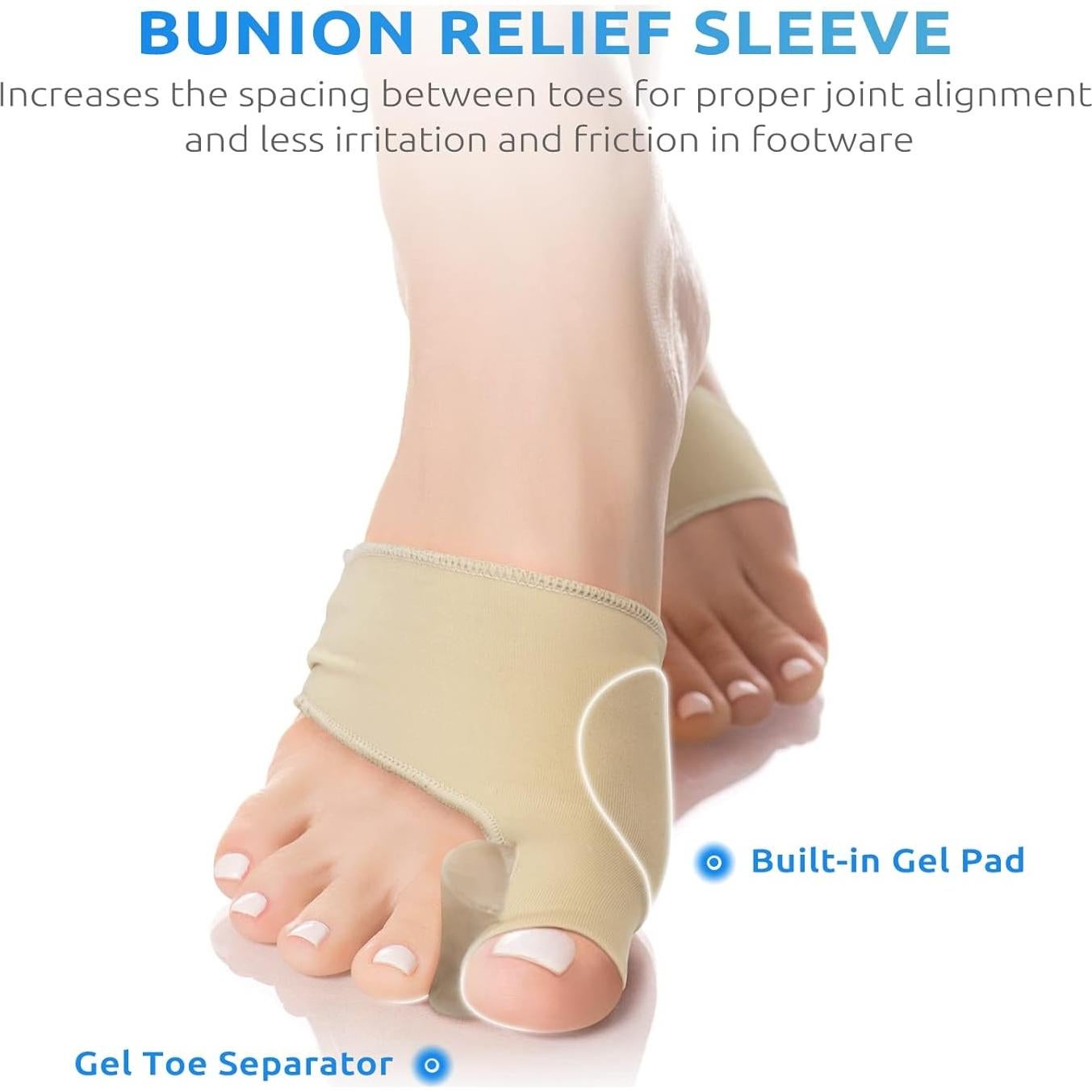 Kit Corrector de Juanetes Wohu 7 Piezas Unisex Alivio Dolor