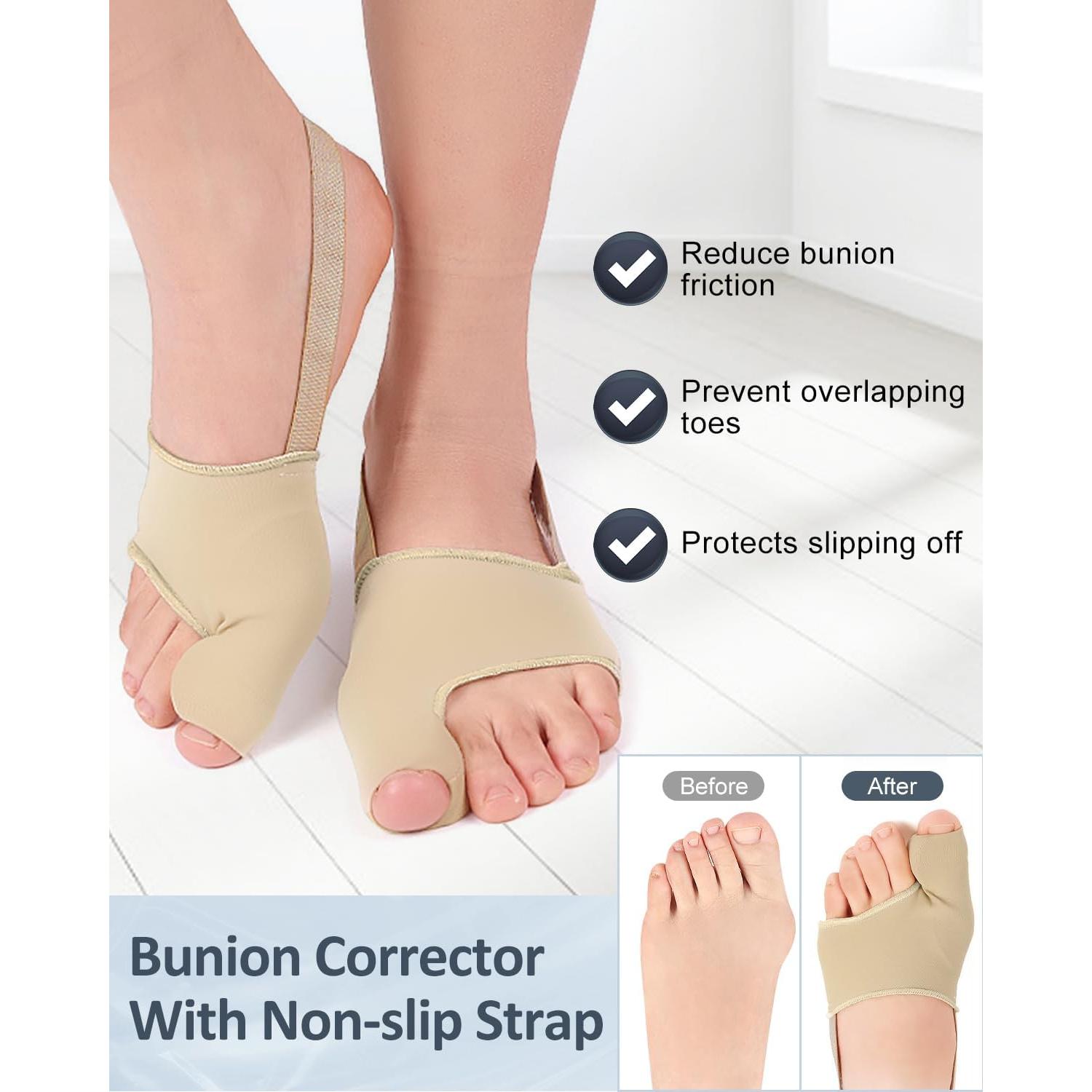 Corrector de Juanetes BLATOWN 2 Pcs Gel Transpirable S