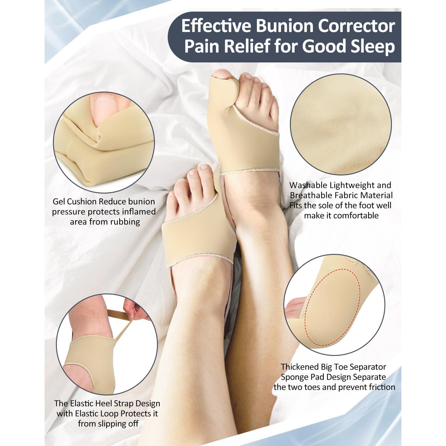 Corrector de Juanetes BLATOWN 2 Pcs Gel Transpirable S