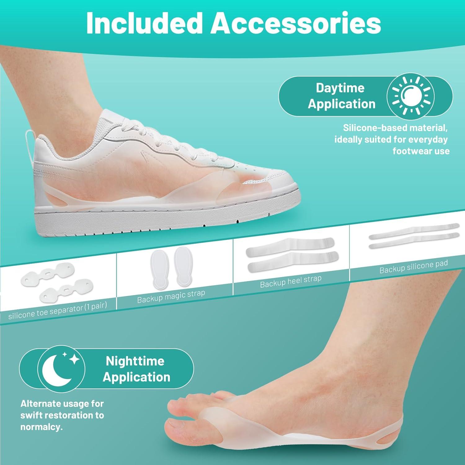 Corrector de Juanetes QDAVE Ajustable para Hombres y Mujeres