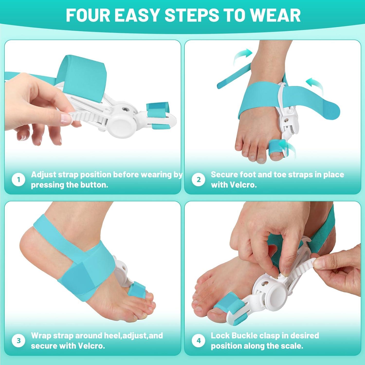 Corrector de Juanetes QDAVE Ajustable para Hombres y Mujeres