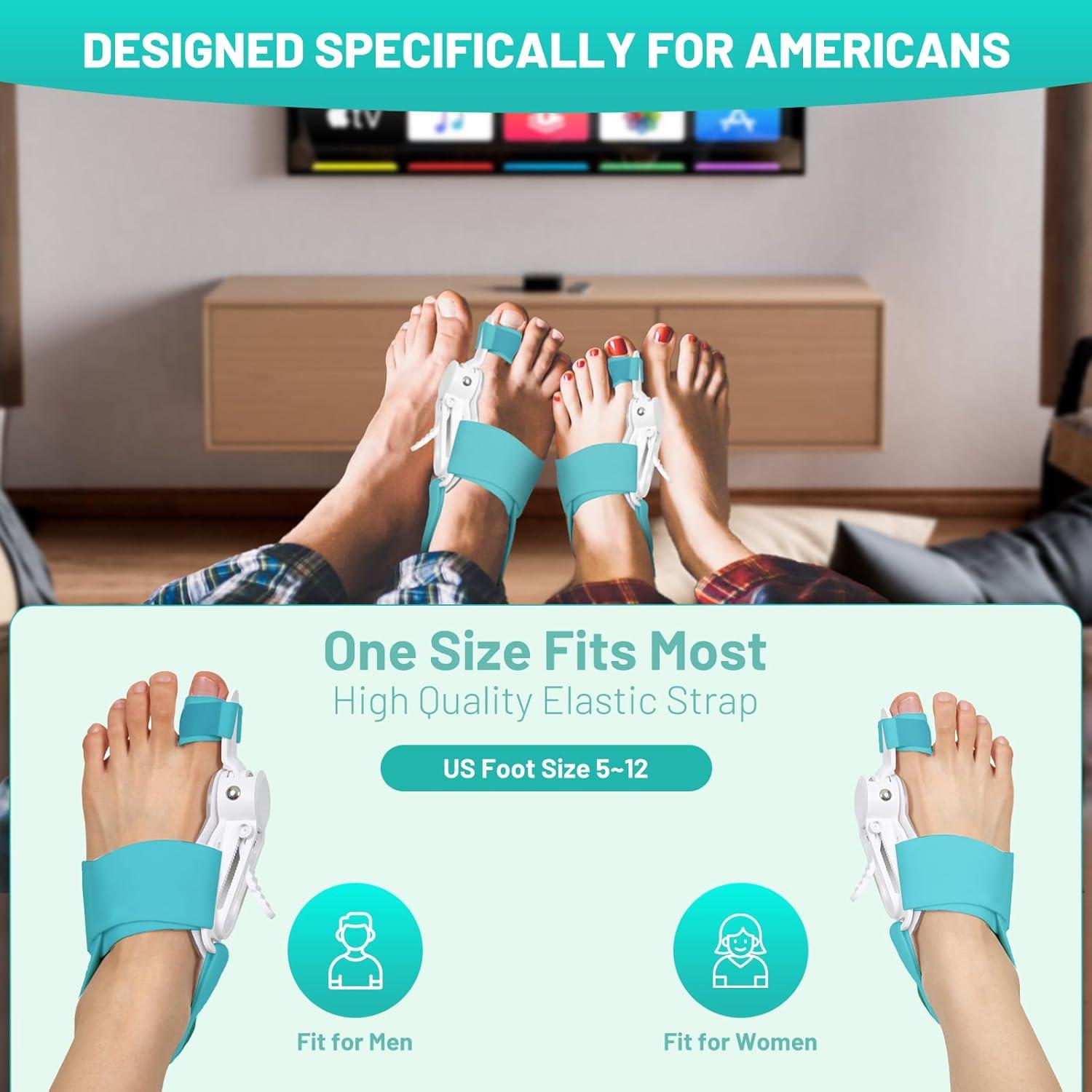 Corrector de Juanetes QDAVE Ajustable para Hombres y Mujeres