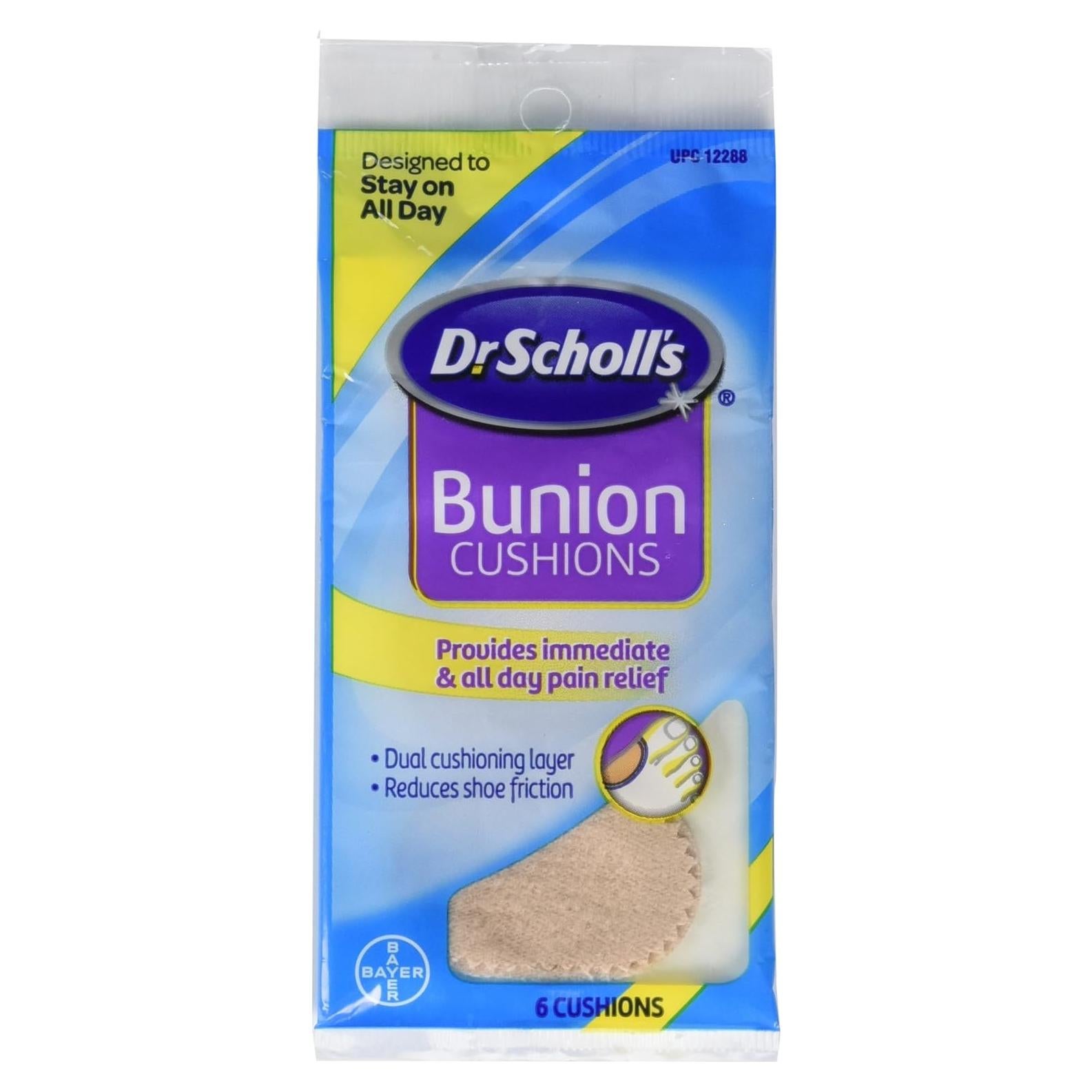 Cojines para Juanetes Dr. Scholl's ComfortPlus 6 Unidades