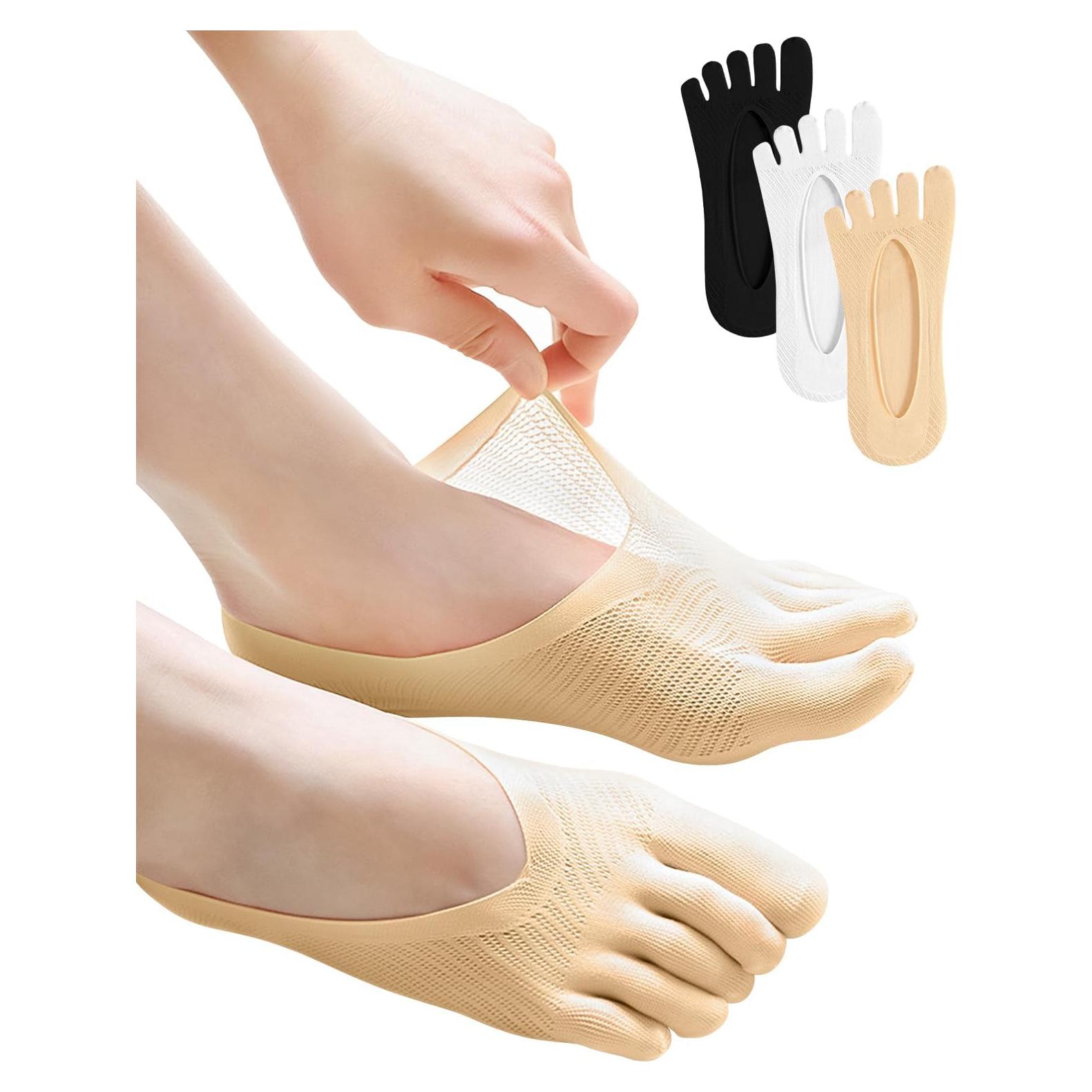 6 Pares de Calcetines para Alivio de Juanetes Samaya Home