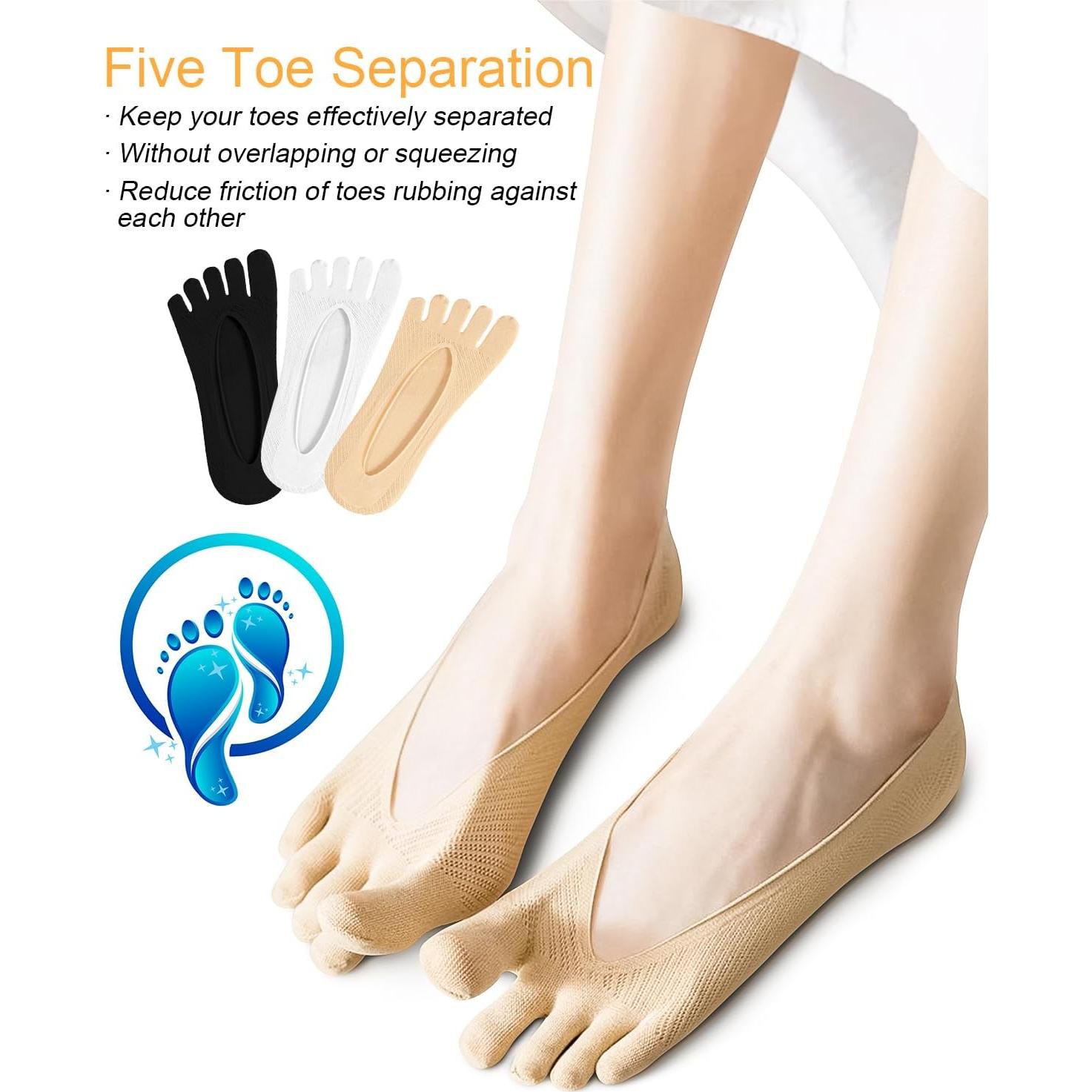 6 Pares de Calcetines para Alivio de Juanetes Samaya Home