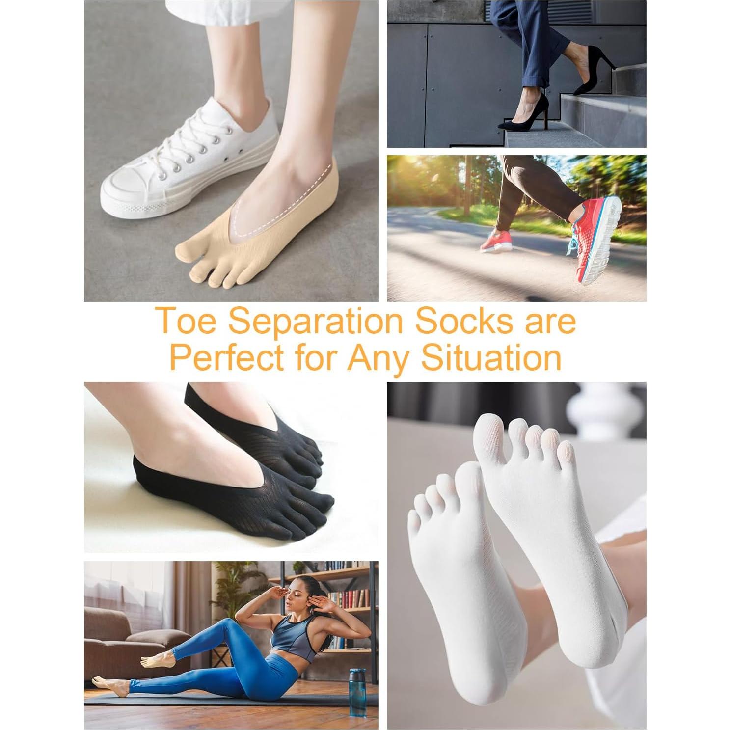 6 Pares de Calcetines para Alivio de Juanetes Samaya Home