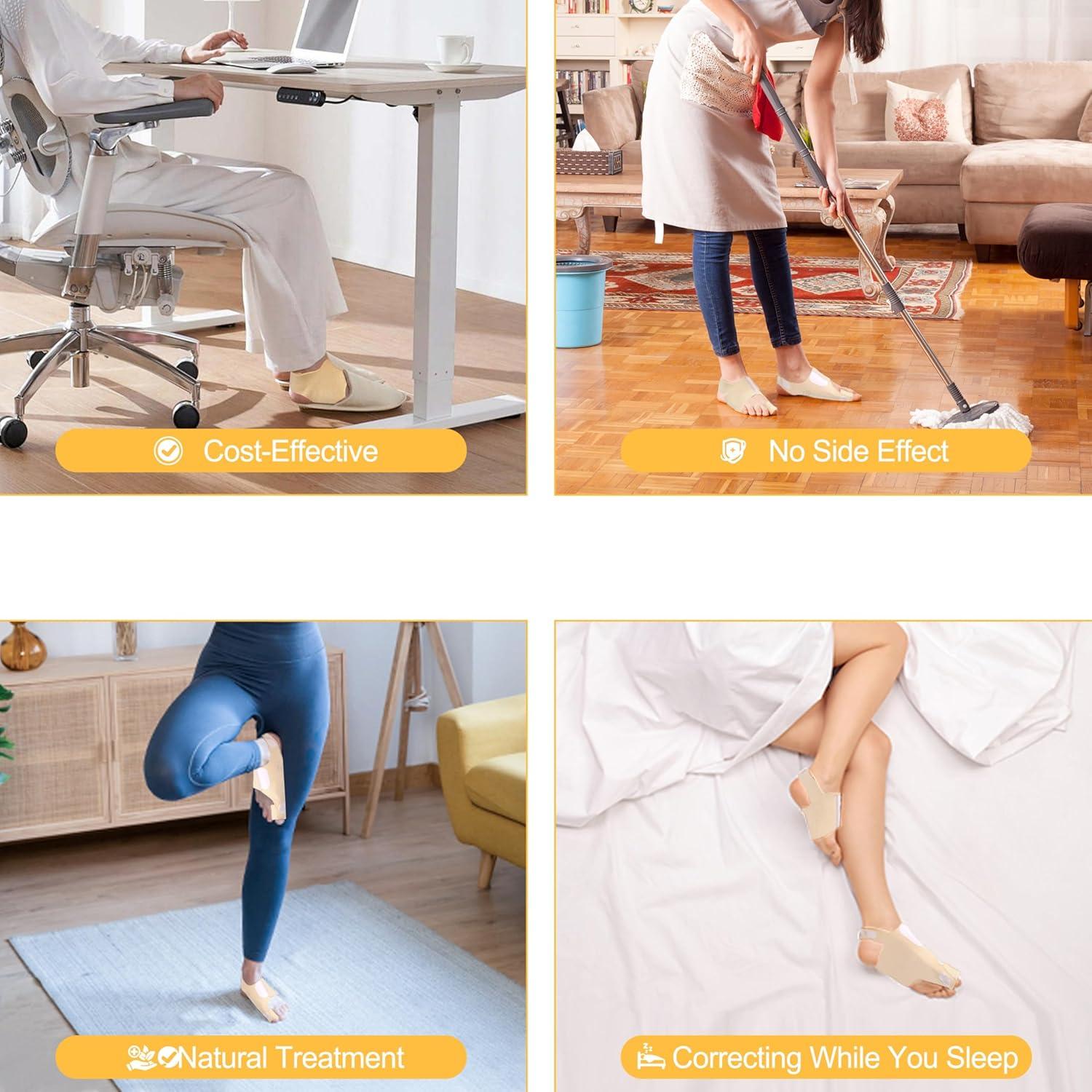 Corrector de Juanetes Siwujia Ortopédico Ajustable 2 Piezas