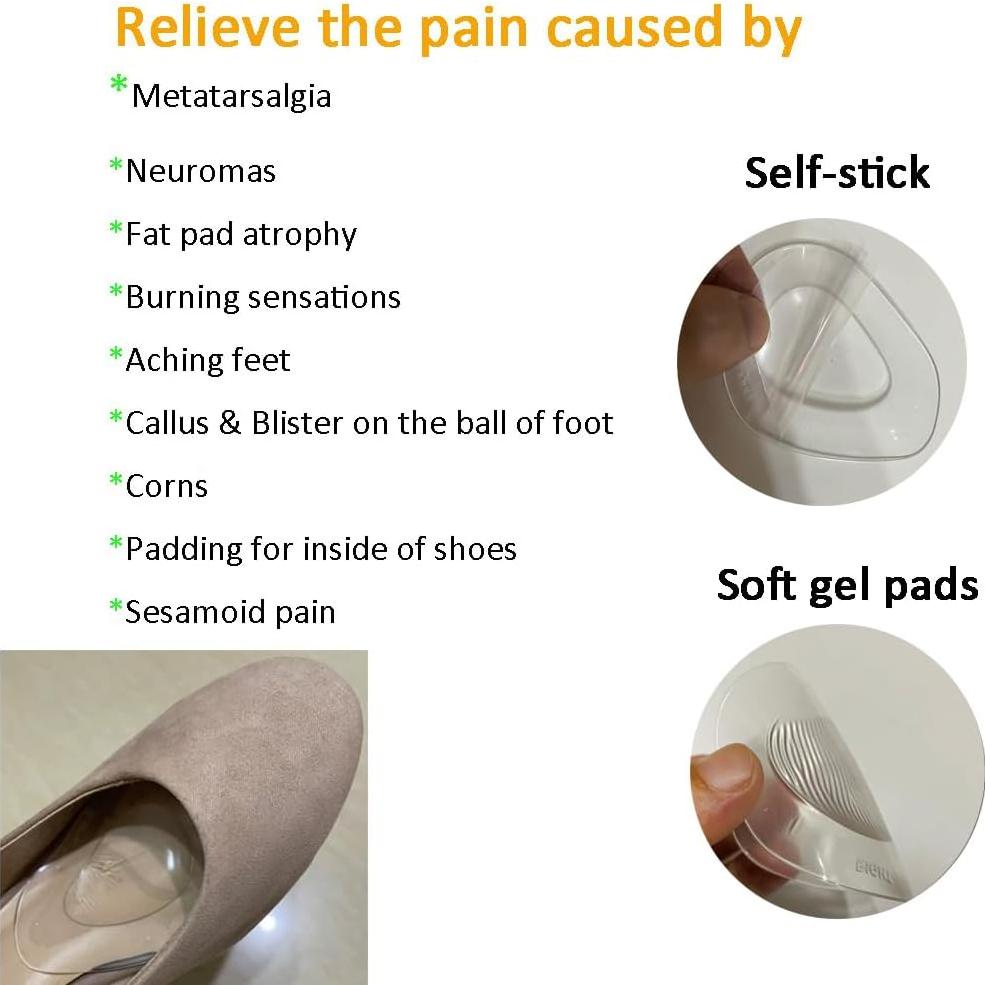 Almohadillas Metatarsales de Gel Fancy Fly - Alivio Dolor Pie