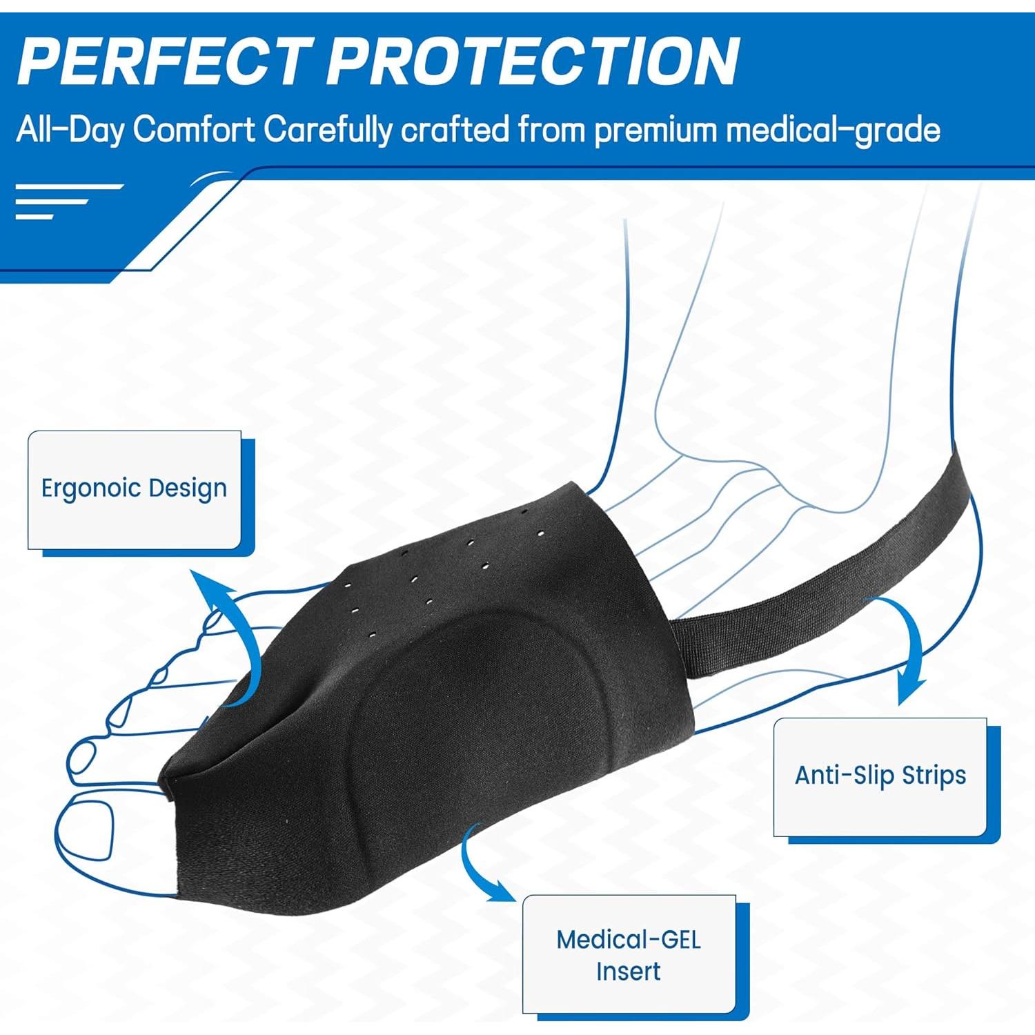 Corrector de Juanetes BENAYO XL Negro para Hombres 10-13