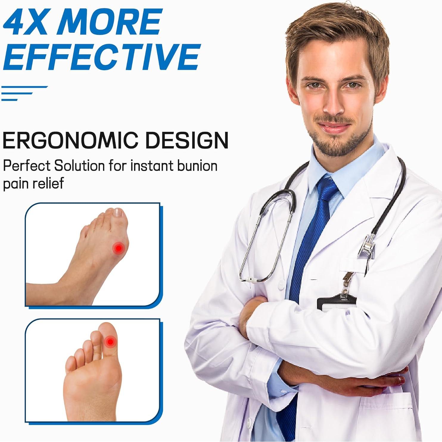 Corrector de Juanetes BENAYO XL Negro para Hombres 10-13