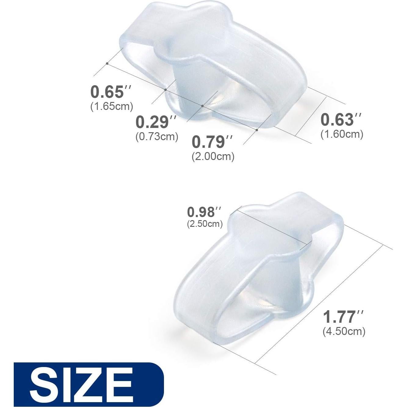 Separadores de Dedos de Gel Promifun - Paquete de 10