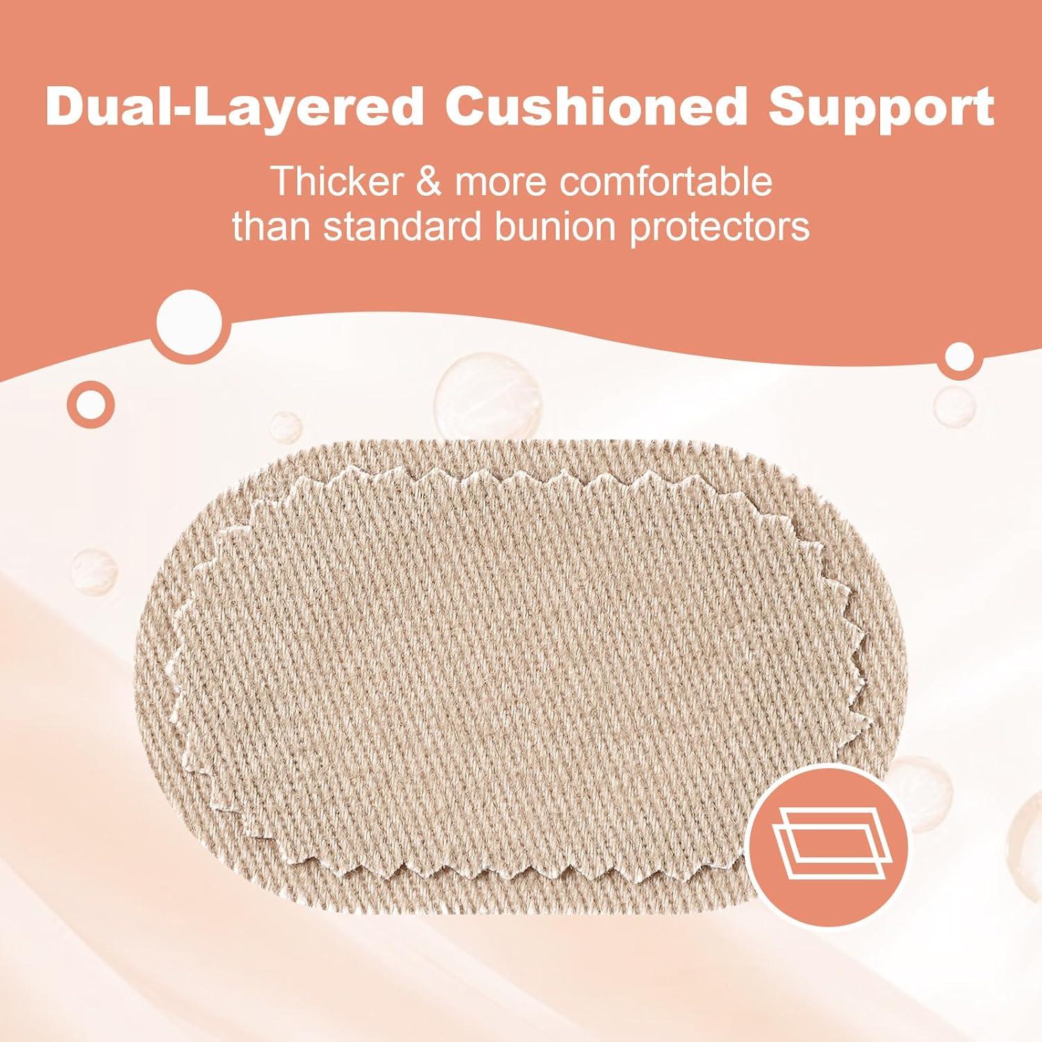 36 Almohadillas Protectores Juanetes AHQiZFX Albaricoque