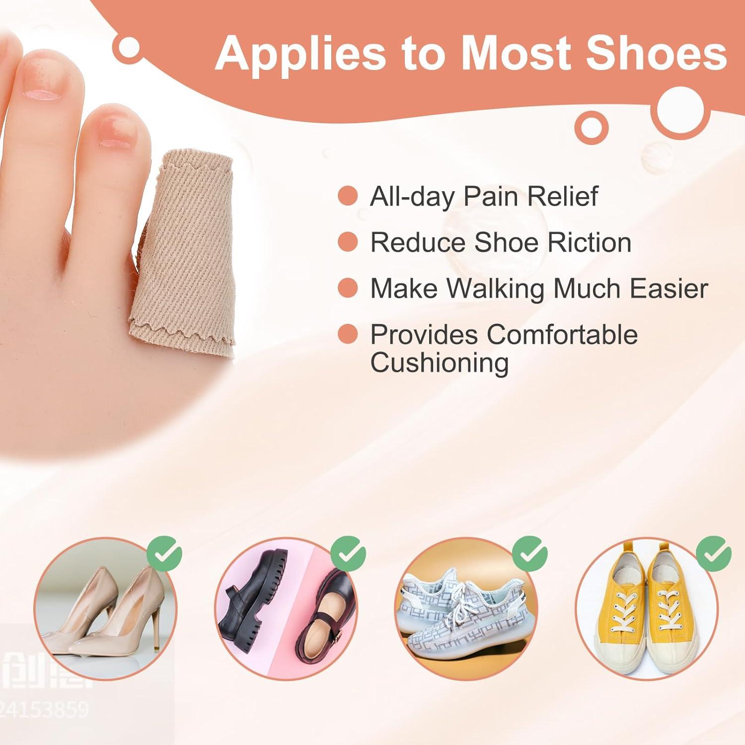 36 Almohadillas Protectores Juanetes AHQiZFX Albaricoque