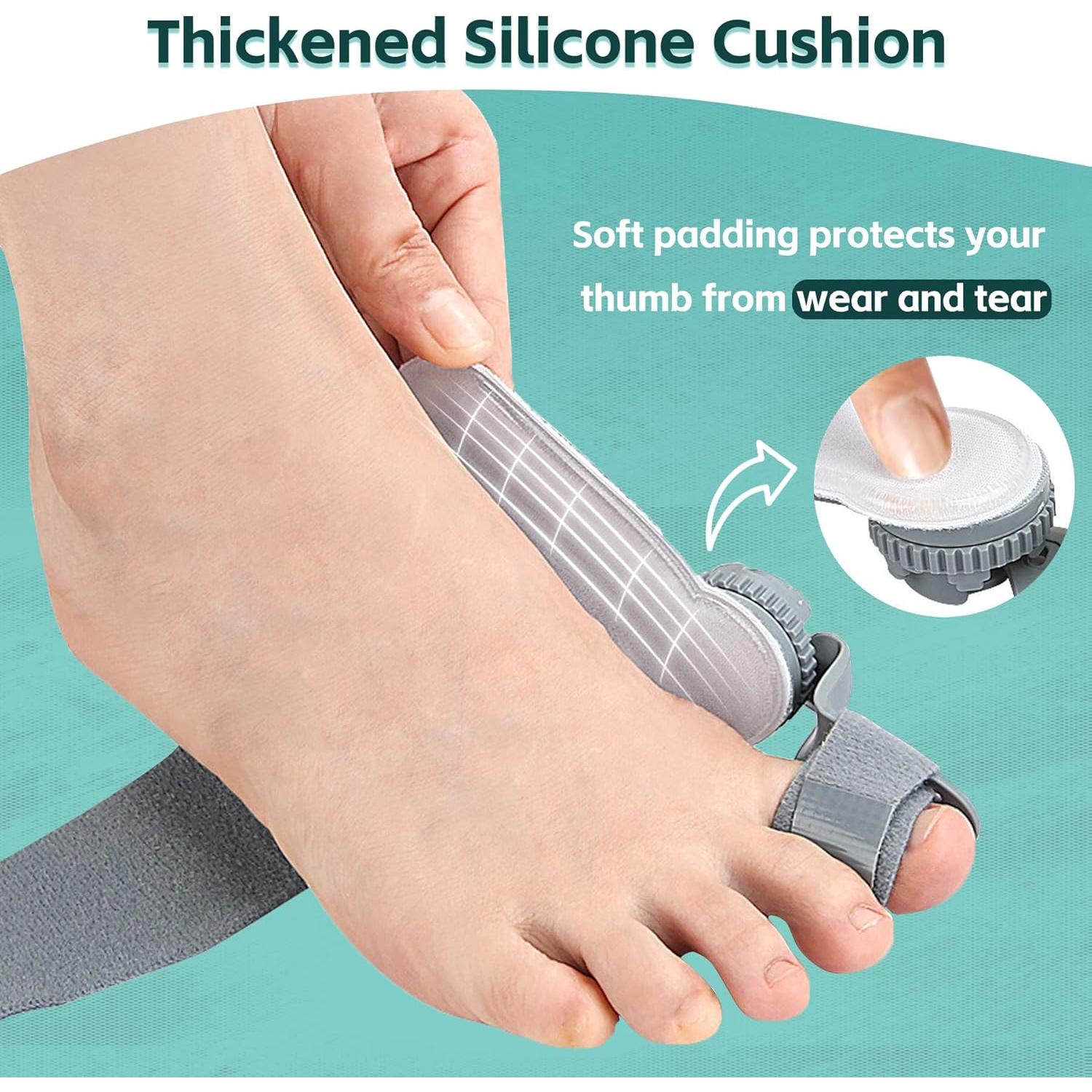 Corrector de Juanetes Ajustable Veook Gris para Pies