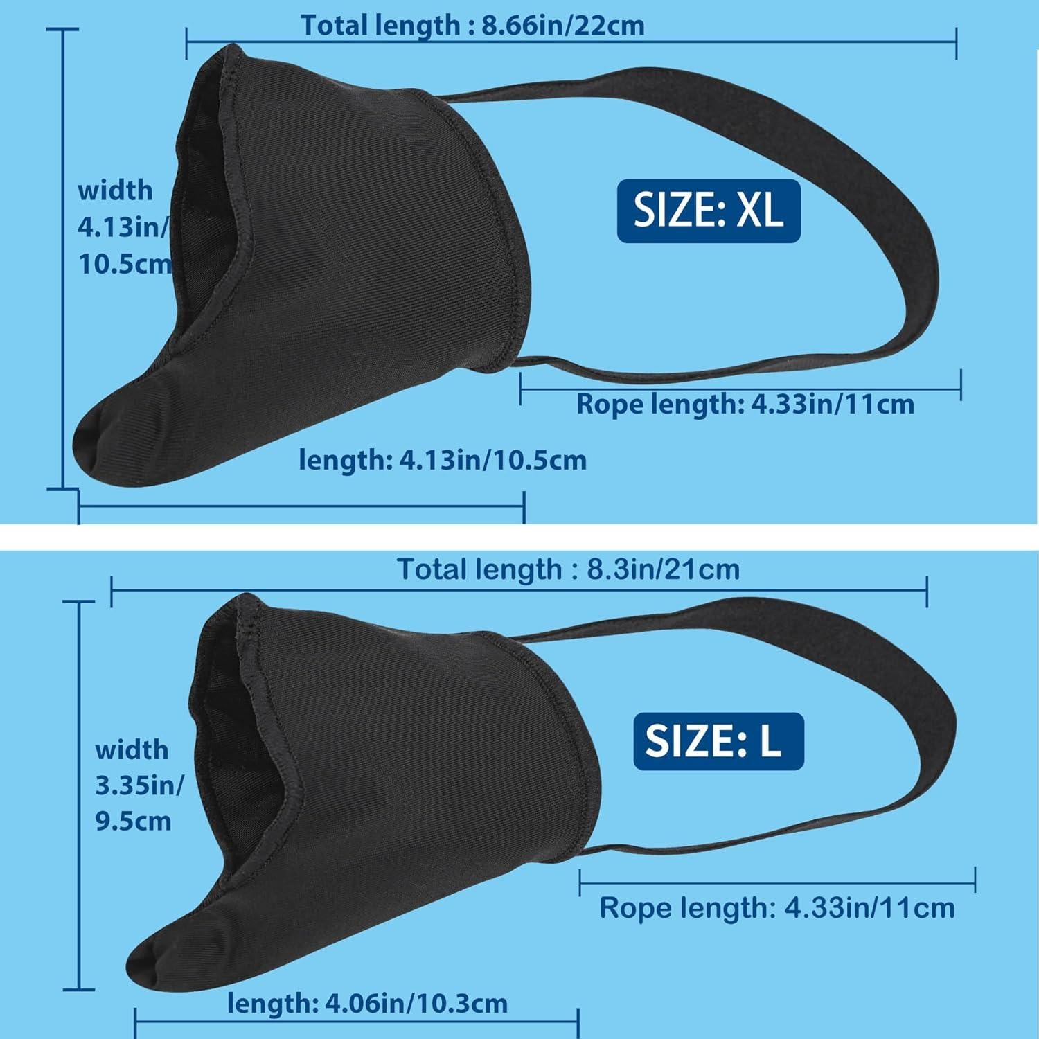 Corrector de Bunionete DYKOOK XL Negro con Almohadillas de Gel