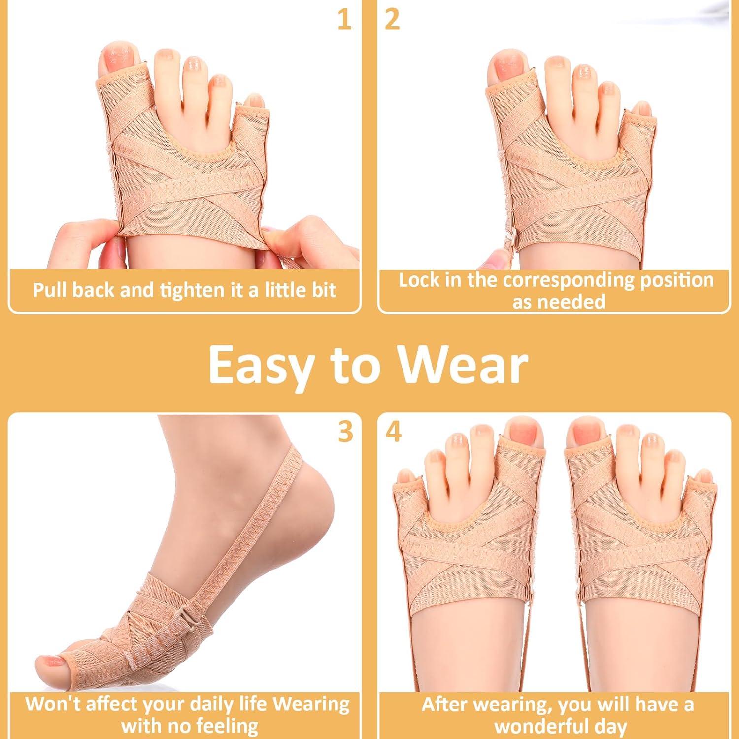 Corrector de Juanetes MBAIYO 2 Pcs Tamaño L Alivio Dolor