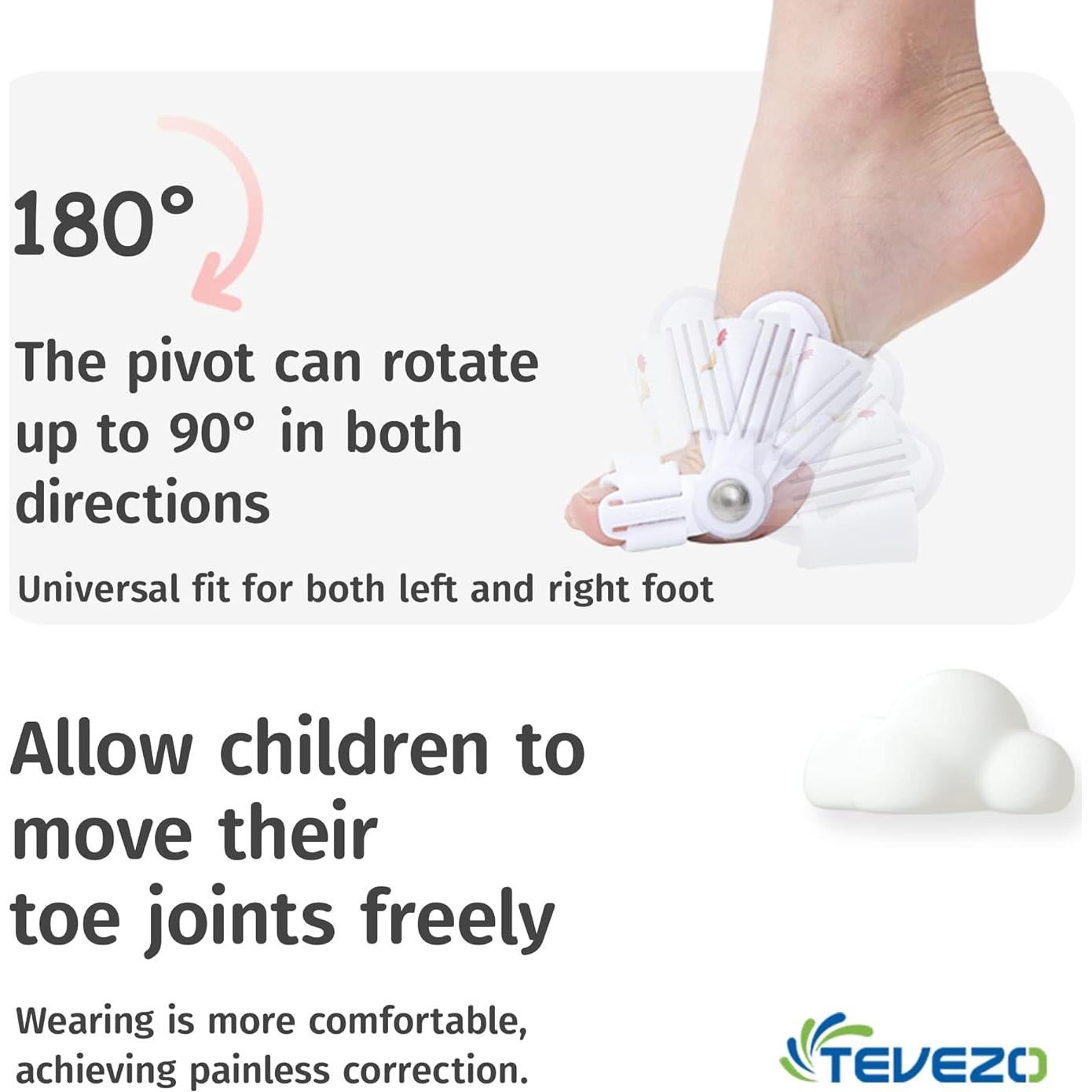 Corrector de Juanetes para Niños CONSYSI - Férula Ajustable