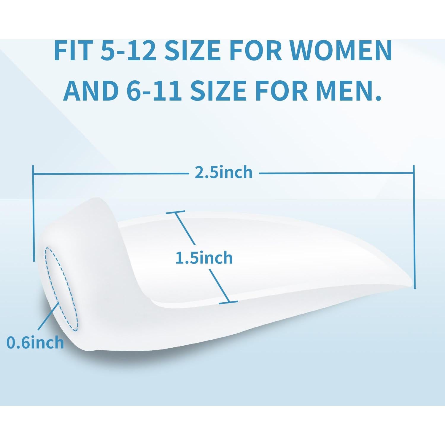 Protectores de Juanetes Zinyakon - 12 Almohadillas de Gel