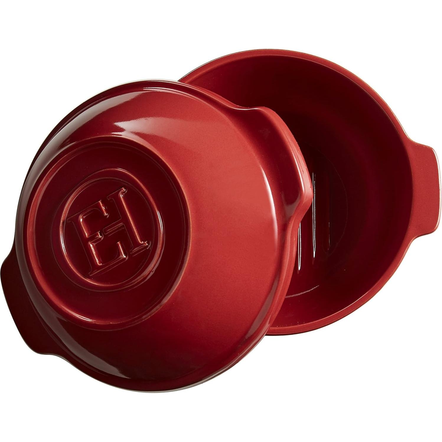 Olla de Papas Emile Henry 2L Cerámica Burdeos